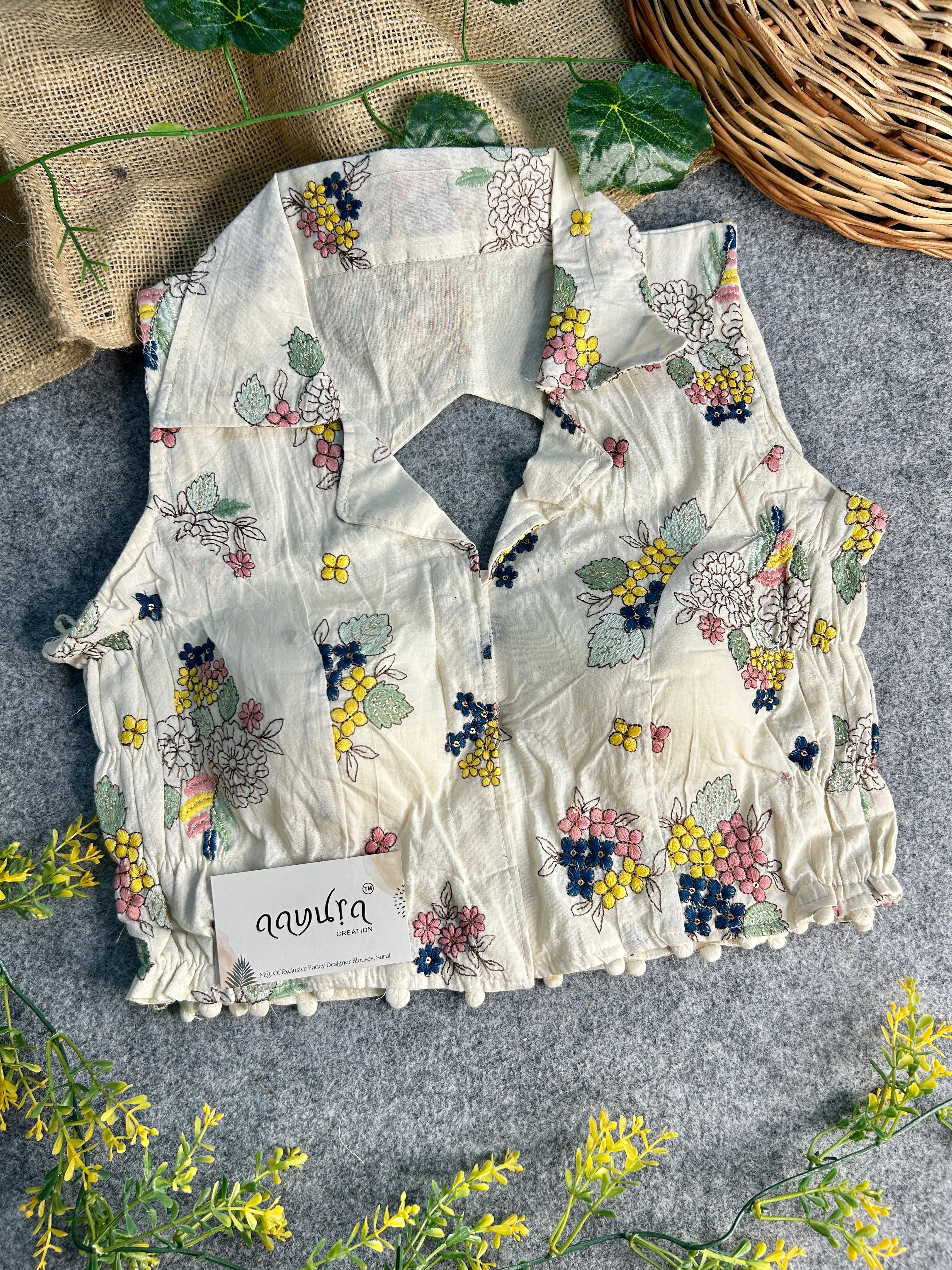 Khadi Stretchable Blouse