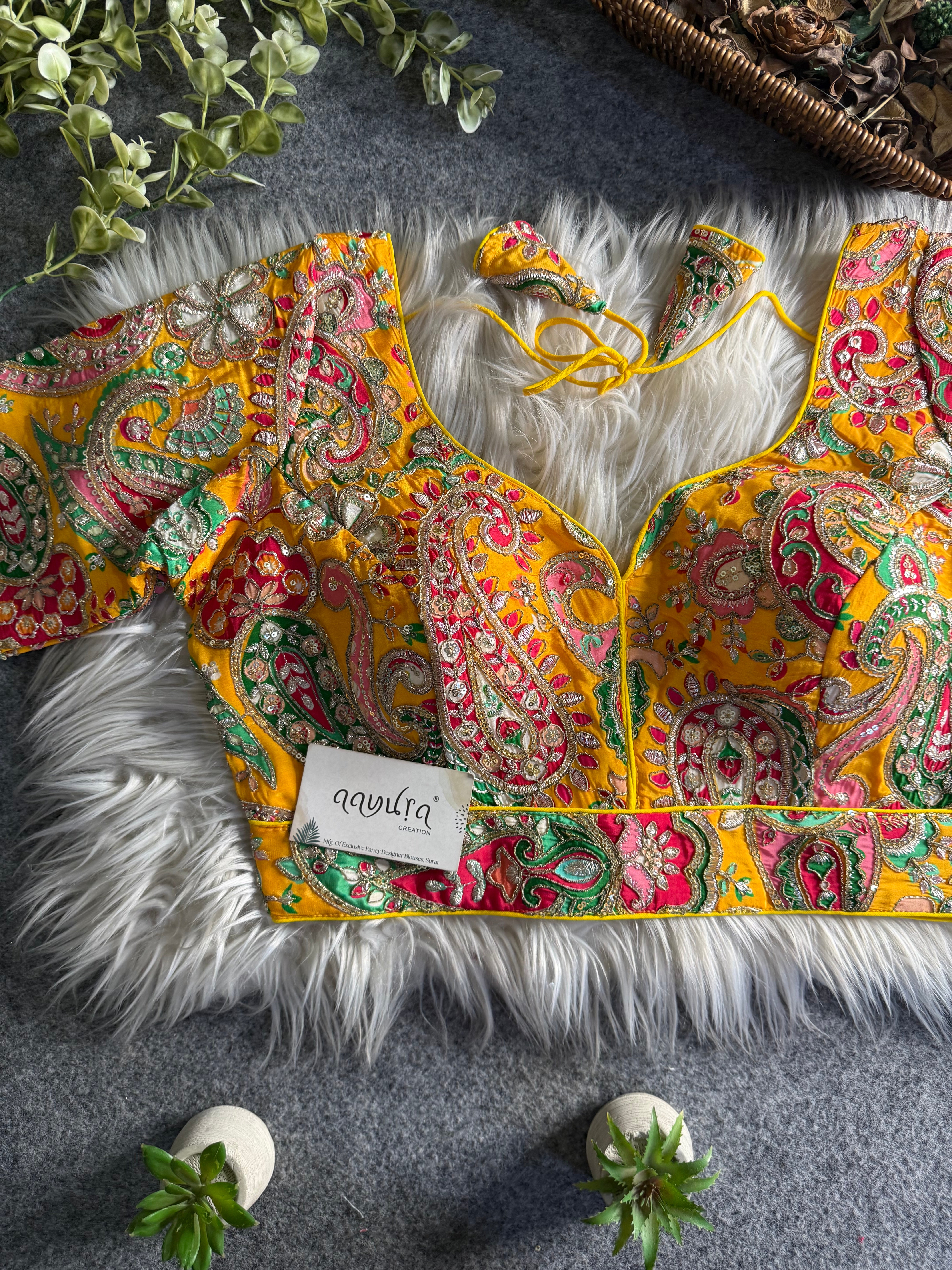 Elbow Sleeves Position Work Blouse