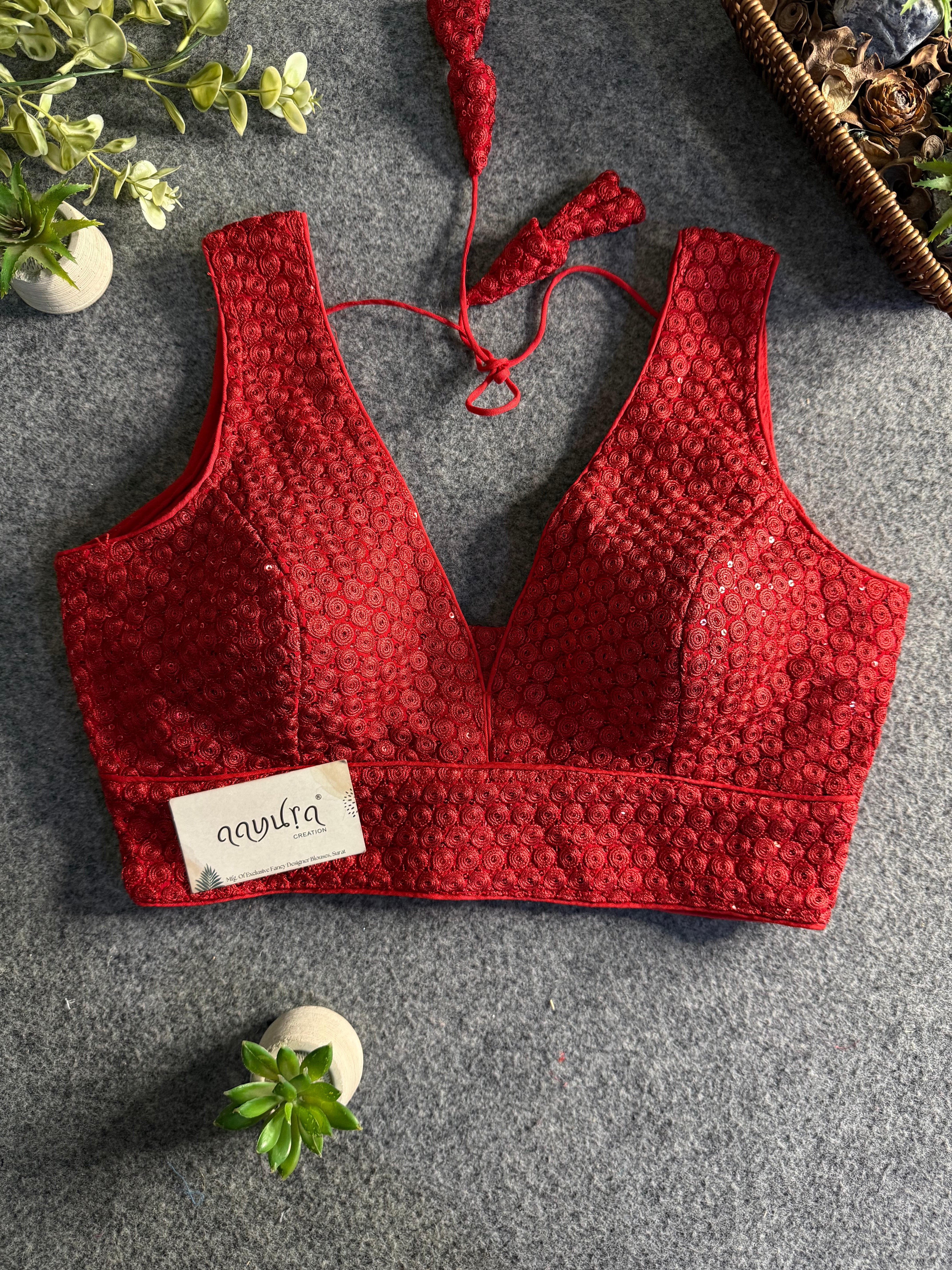 Divine Sequence Partywear Blouse