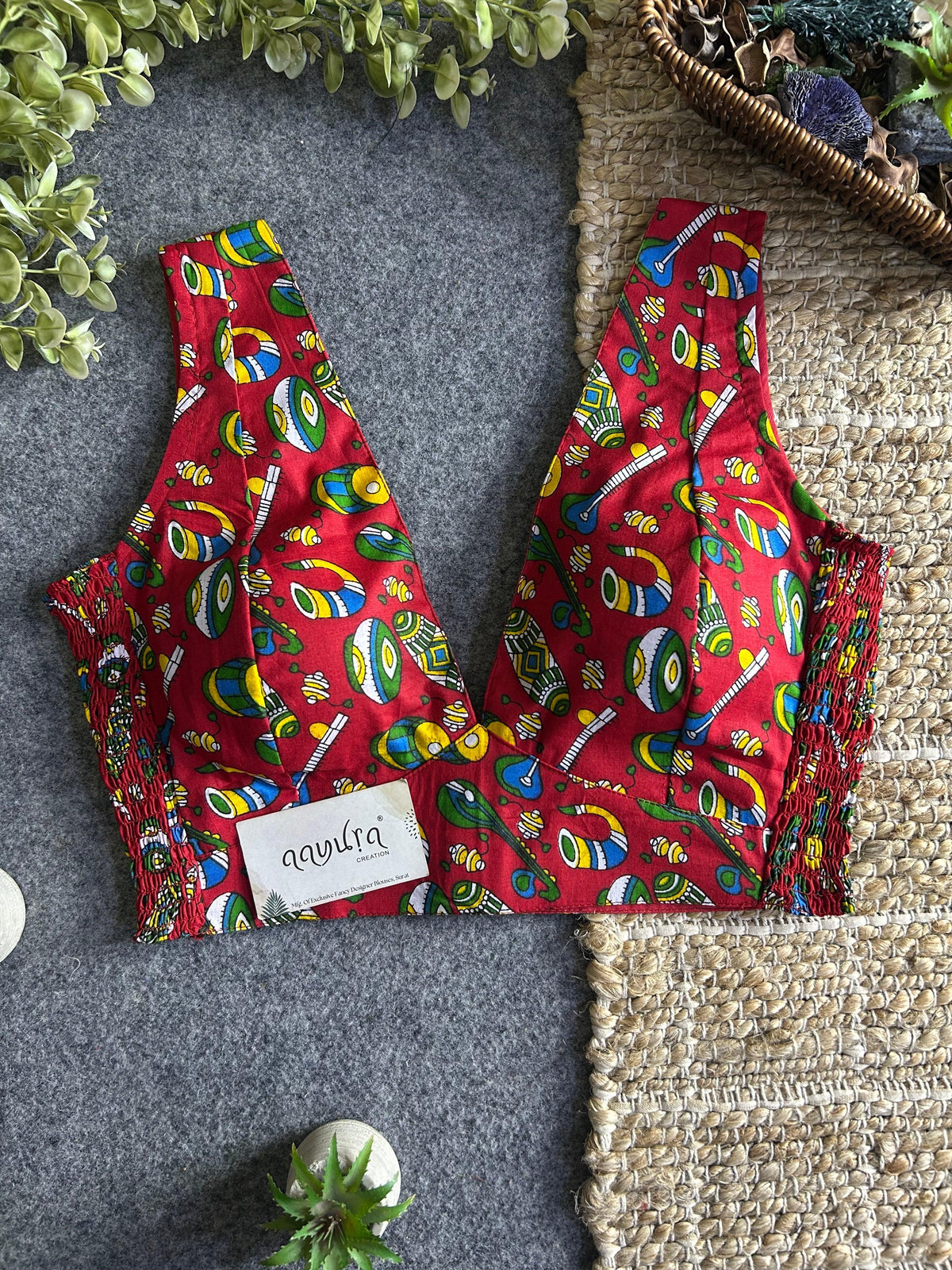 Comfort Fit V Neck Blouse