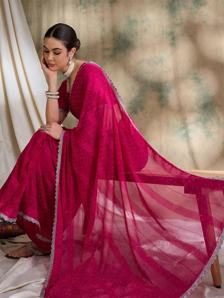 Diamond Drape – Classic Swarovski Saree