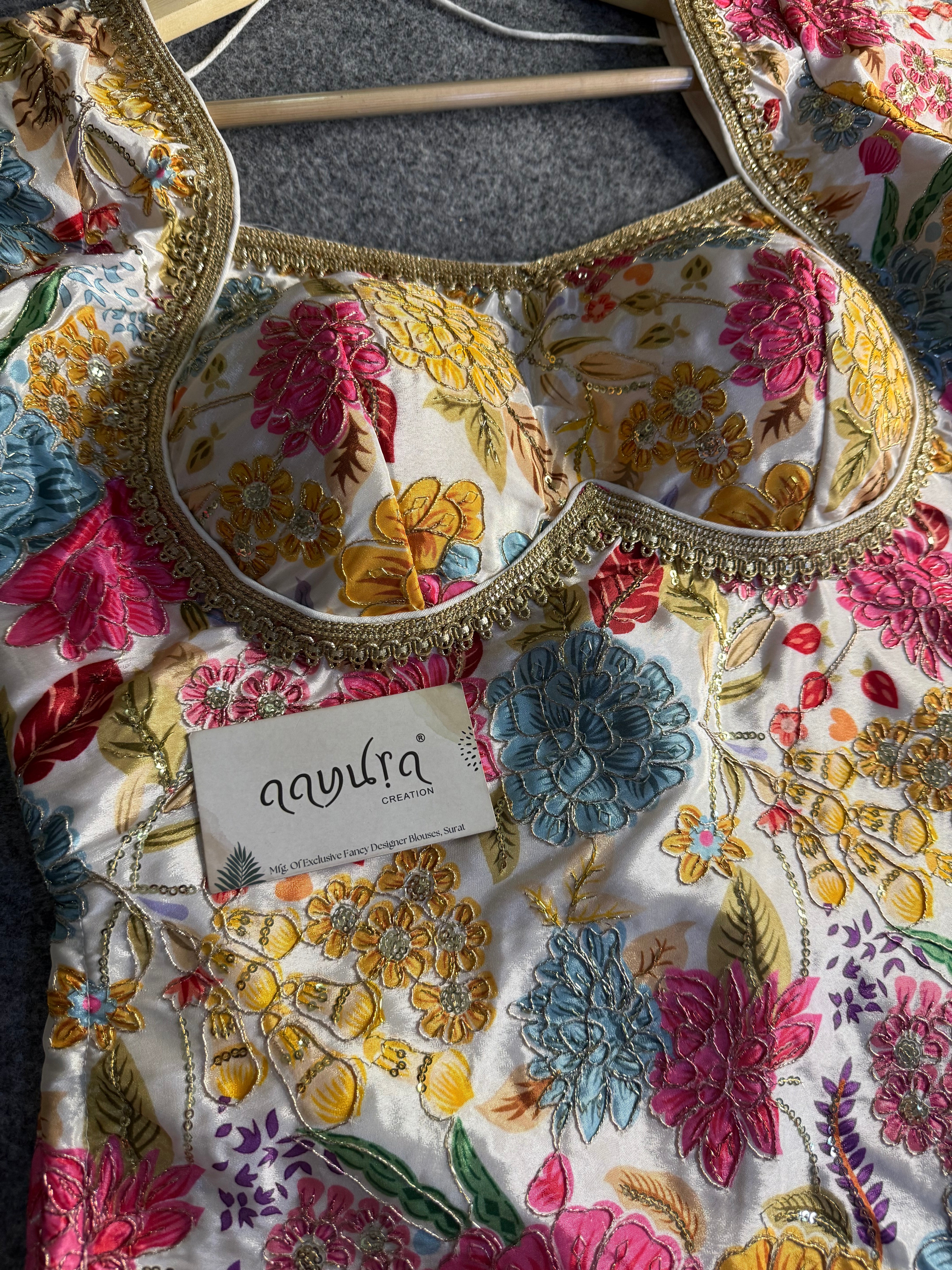 Riva Crepe Silk Peplum Blouse