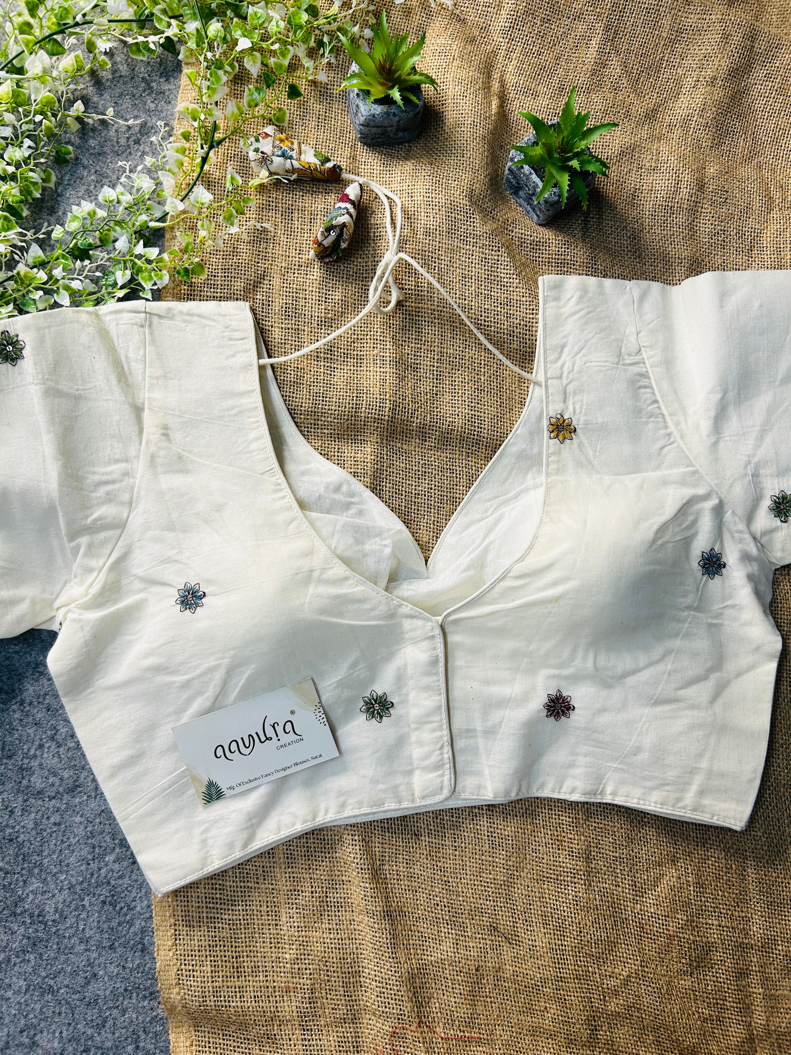 Embroidery Cotton Blouse