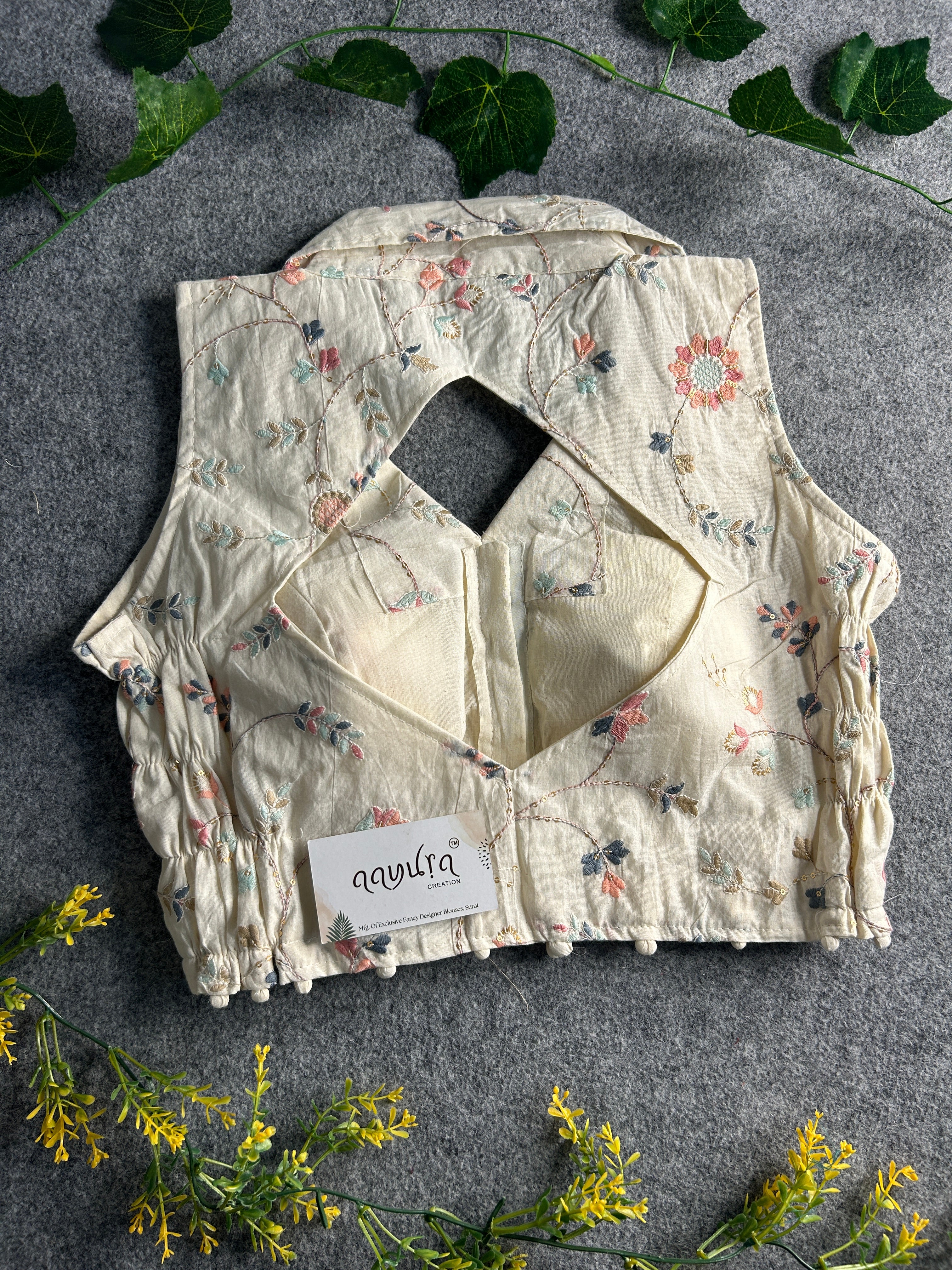 Khadi Stretchable Blouse