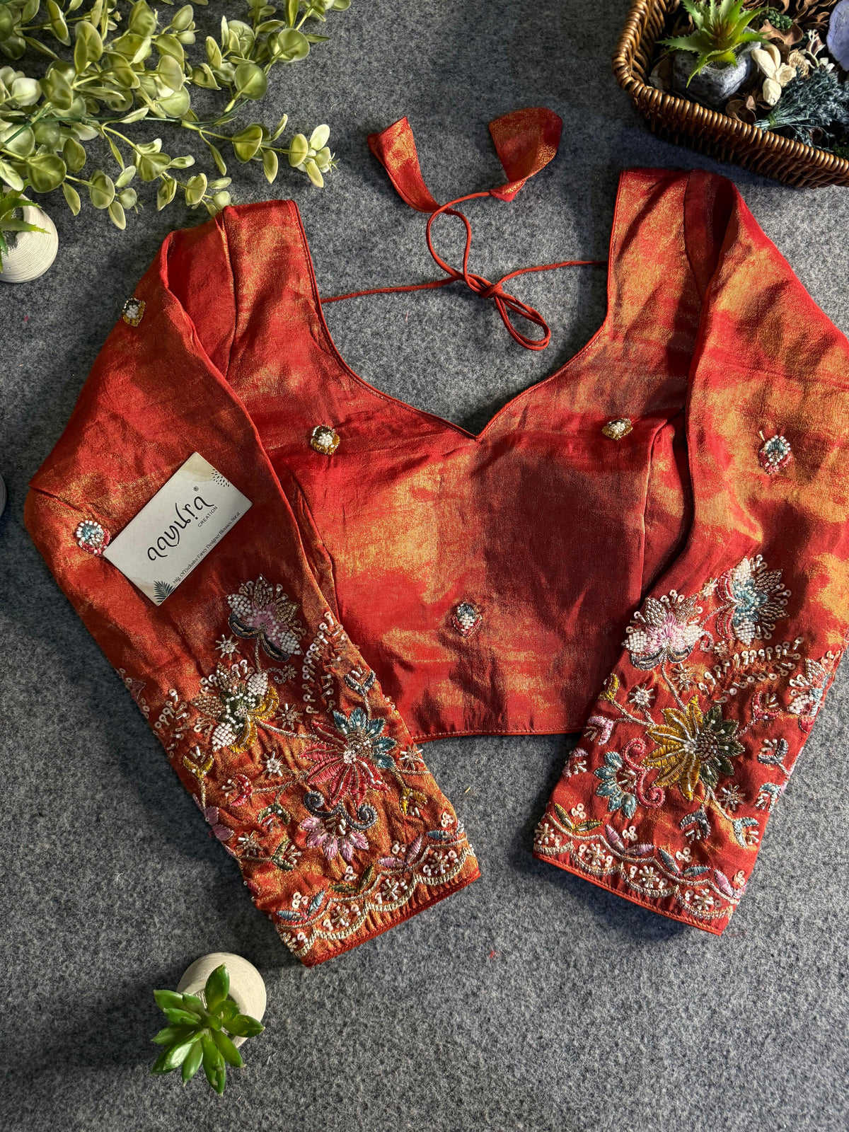 Regal Beads Work Designer Blouse