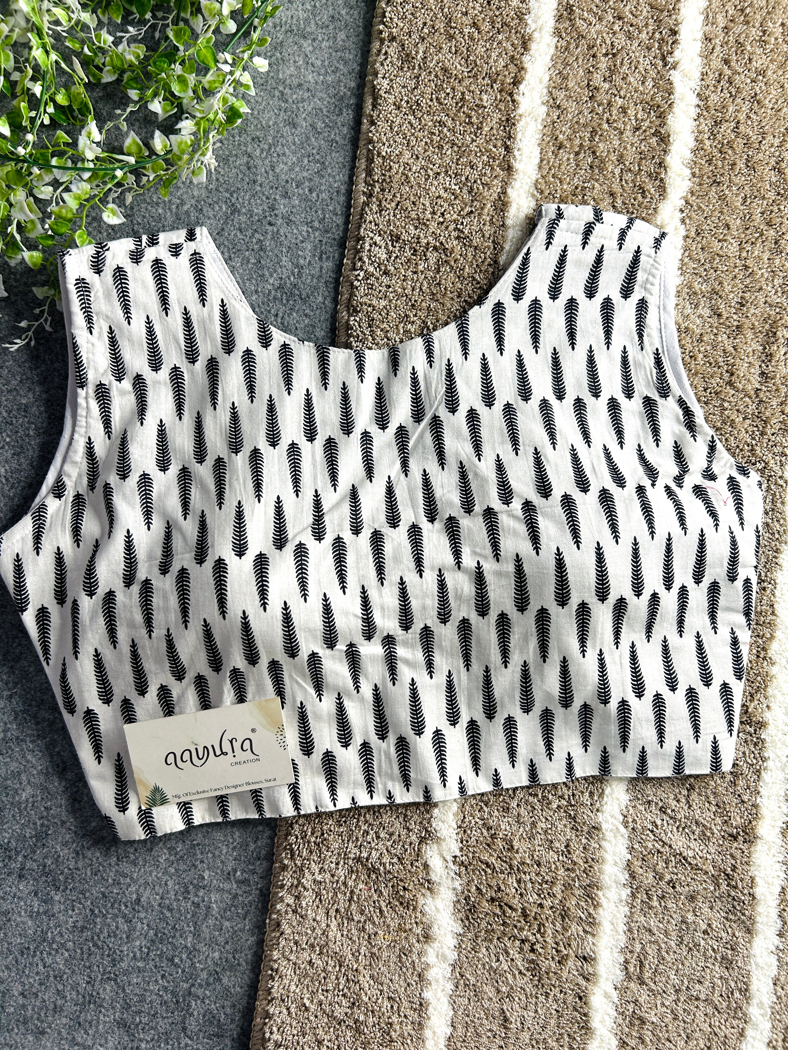 Cotton Coller Blouse