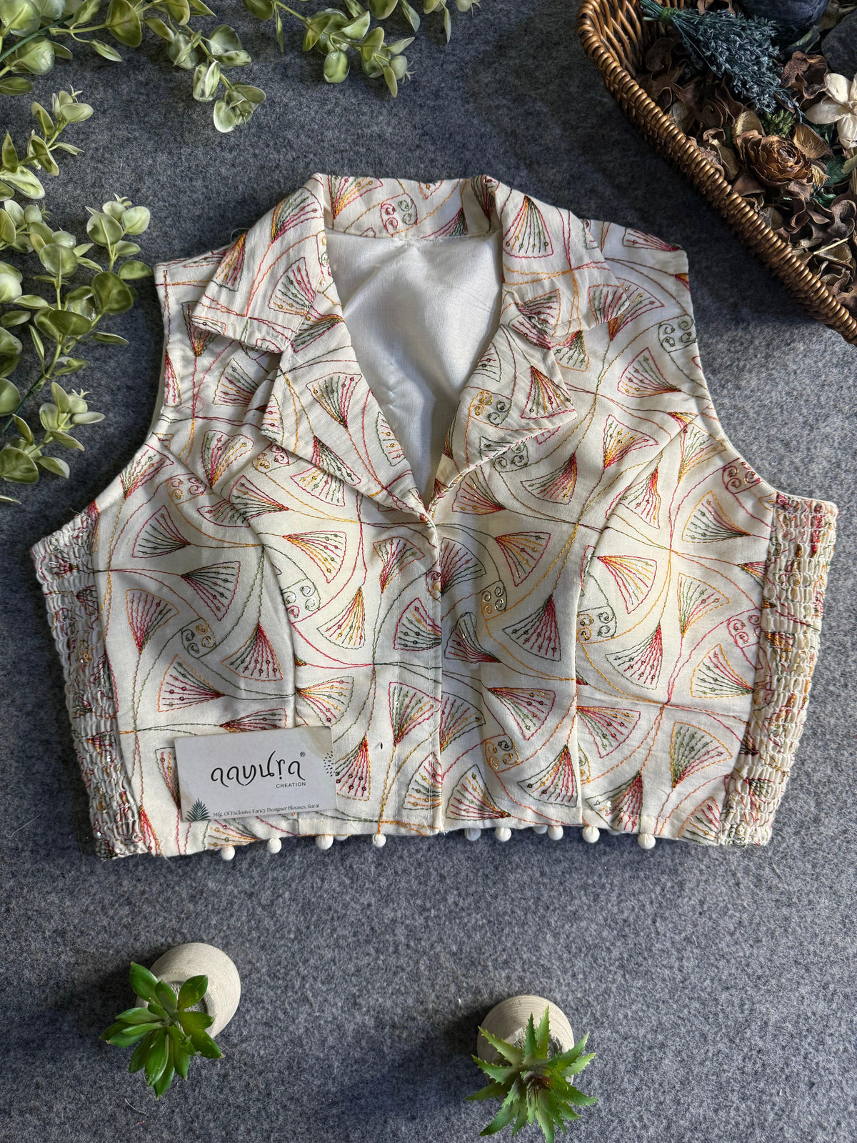 FlexiFit Cotton Designer Blouse