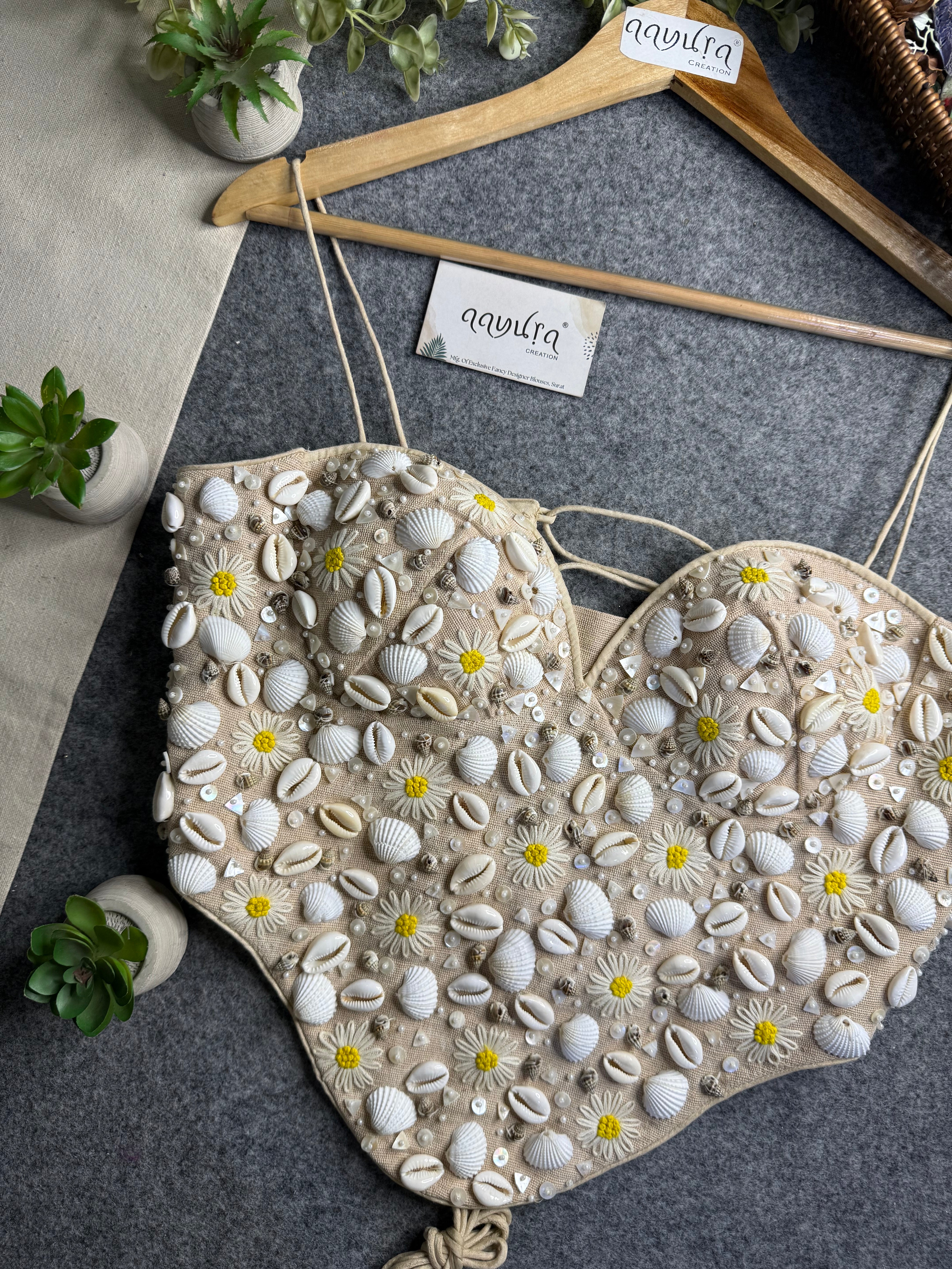 Ocean Muse – Premium Cordset Blouse