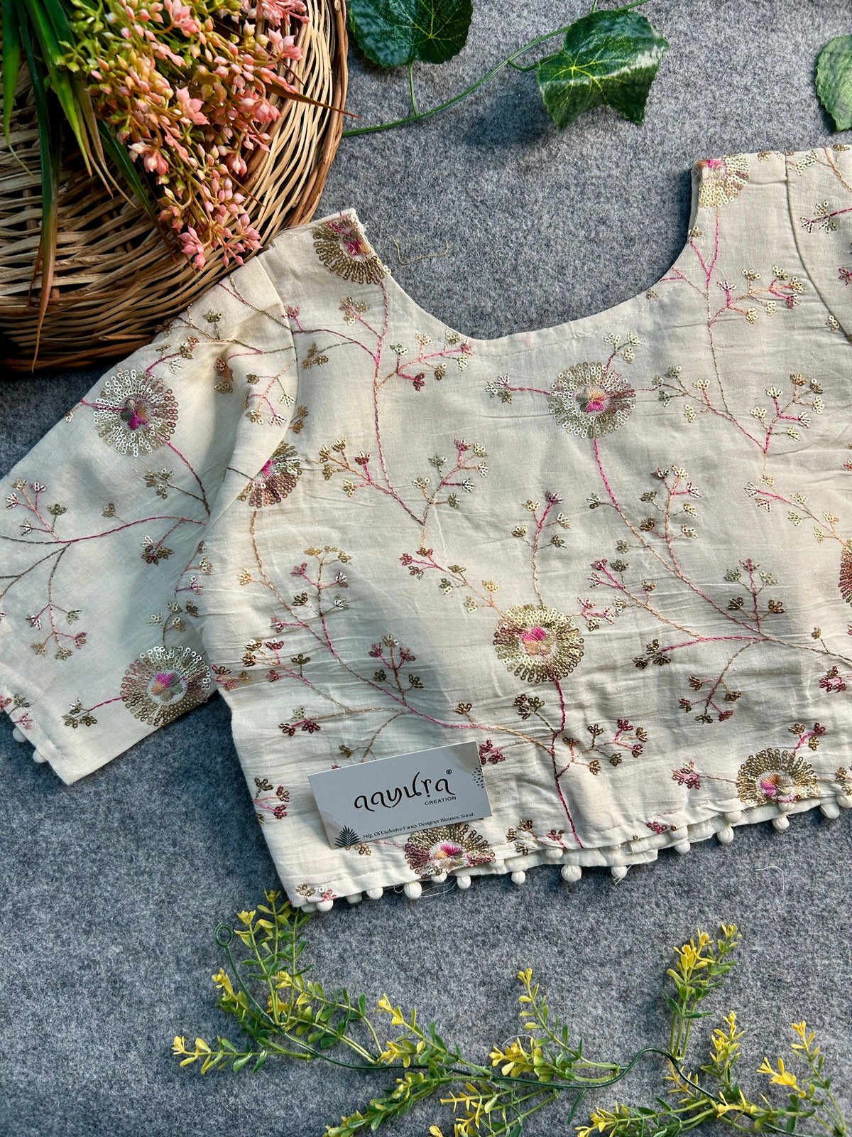 Cotton Coller Blouse