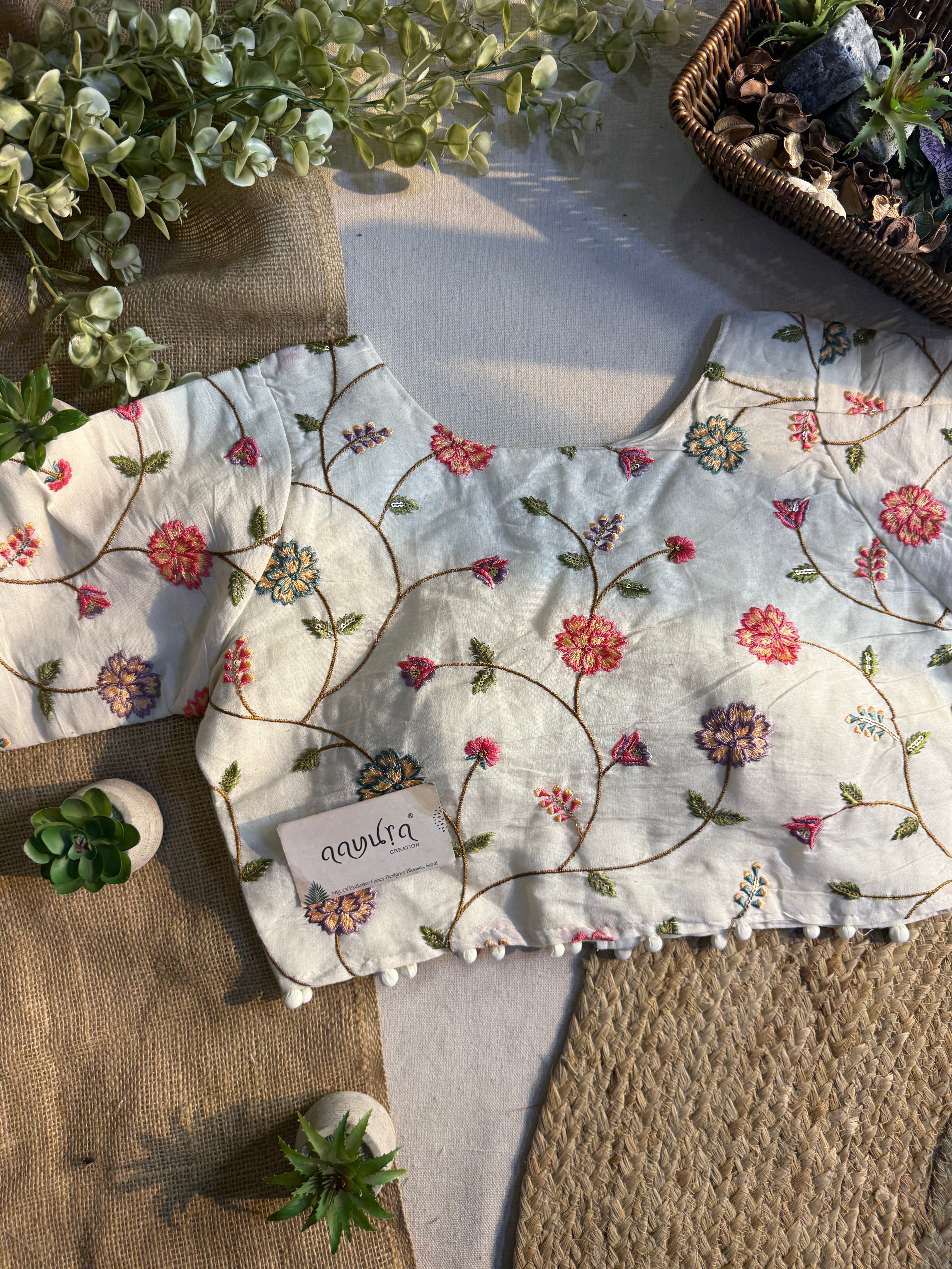 Cotton Coller Blouse