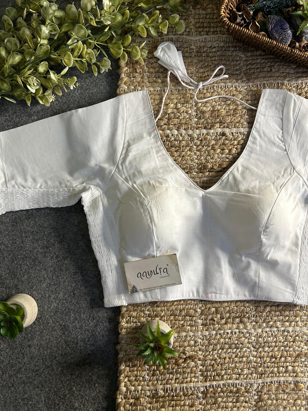 Comfort Fit Cotton Blouse