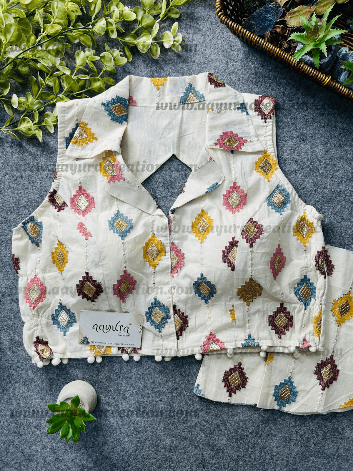Cotton Stretchable Blouse
