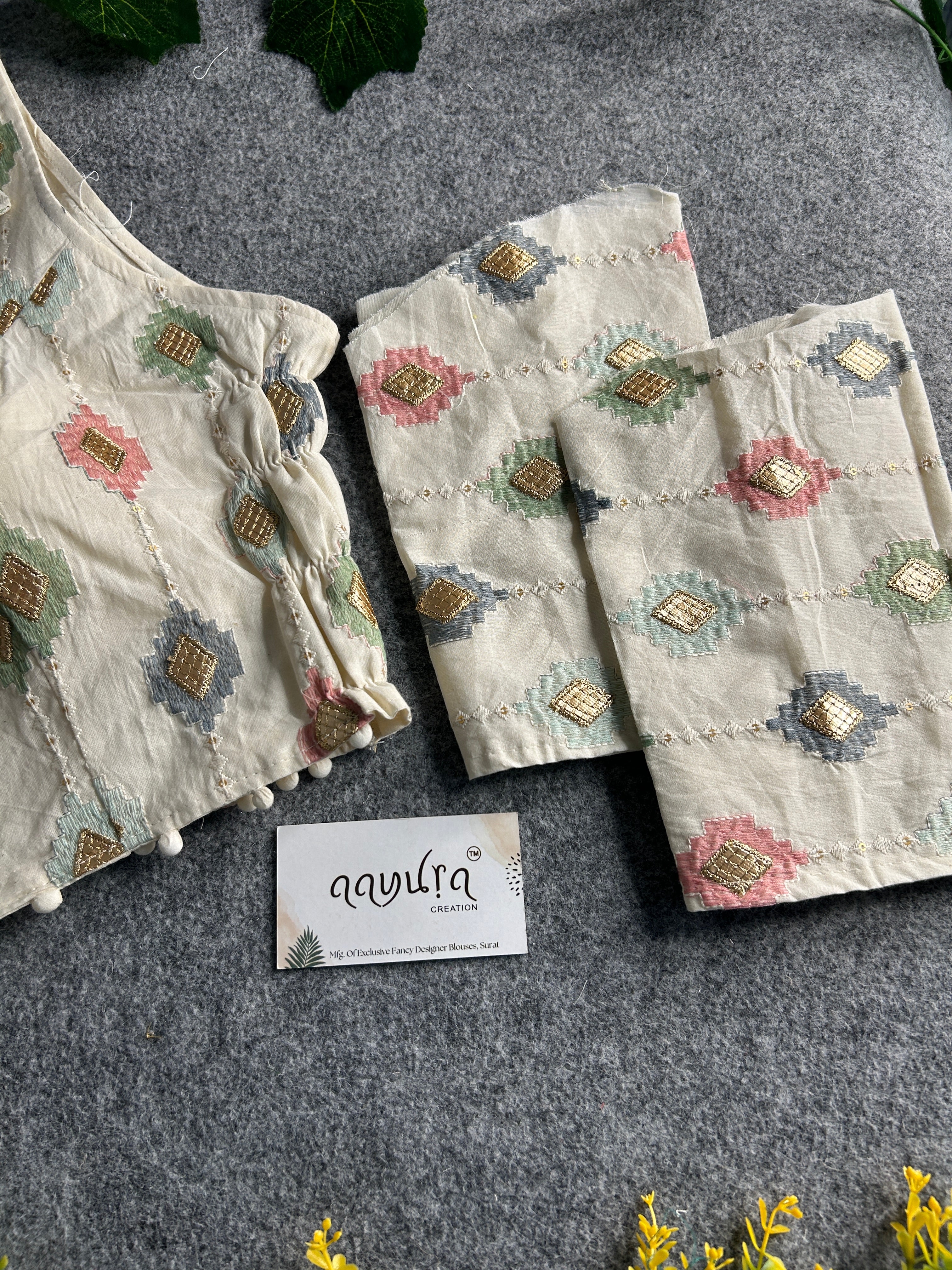 Khadi Stretchable Blouse