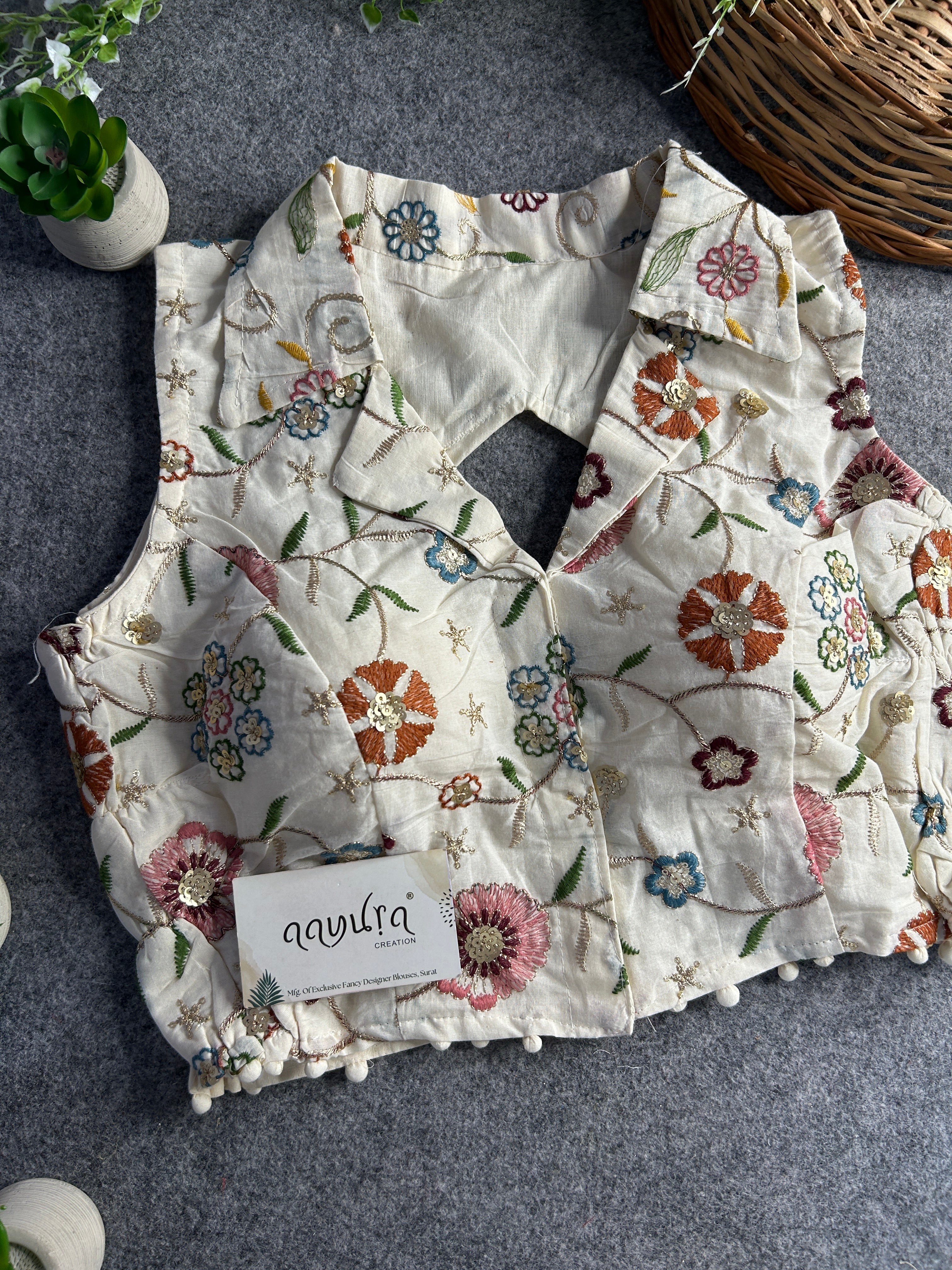 Khadi Stretchable Blouse