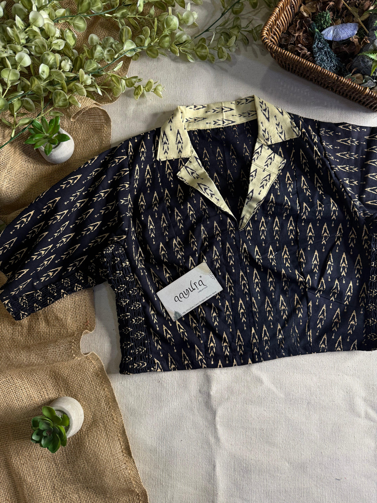 Ajrakh Stretchable Blouse