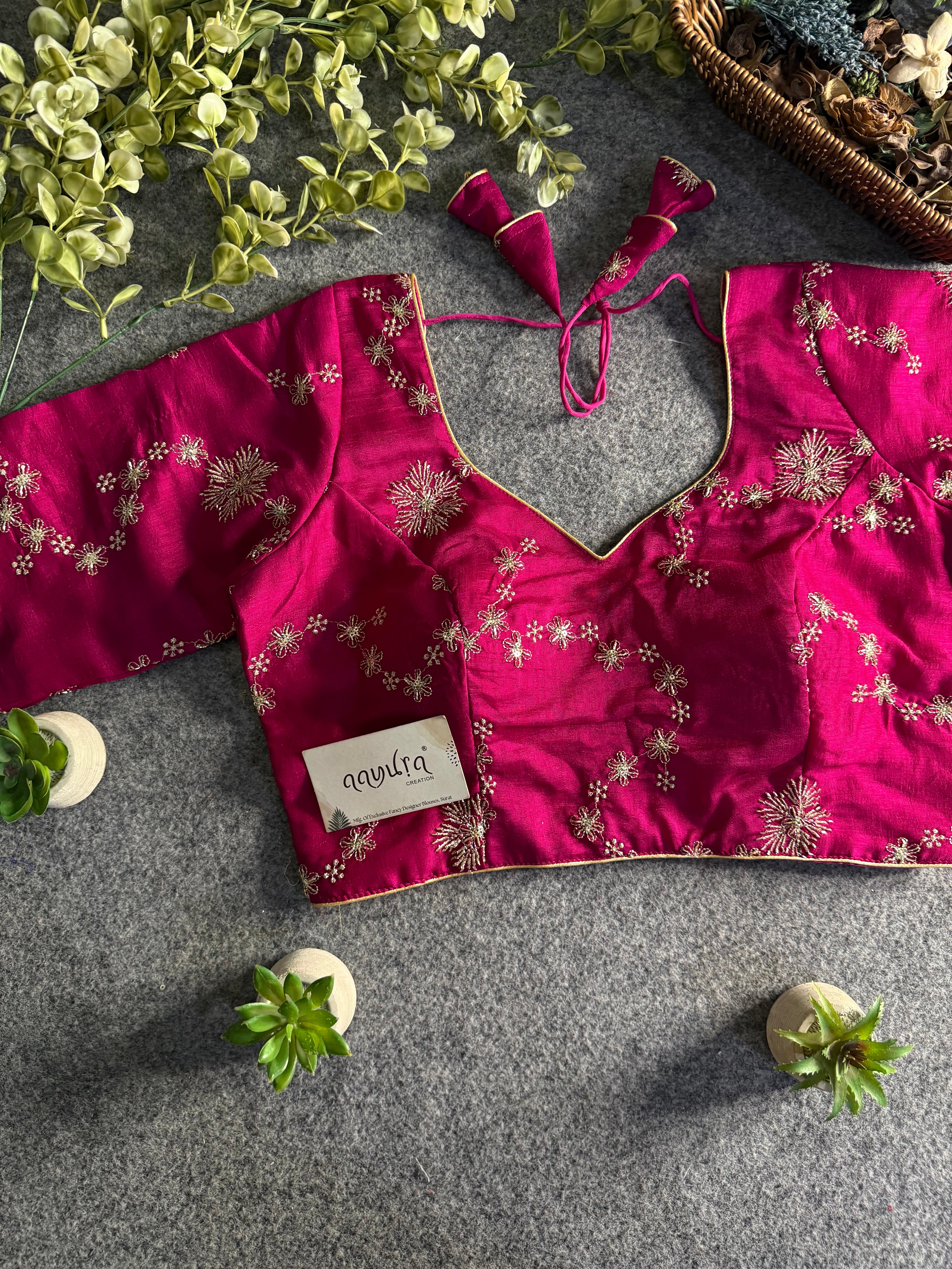 Sadvika-2 Vichitra Silk Blouse