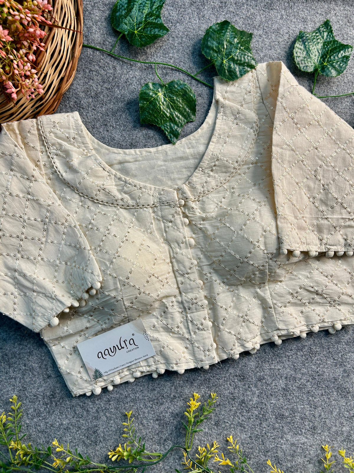 Cotton Collar Blouse