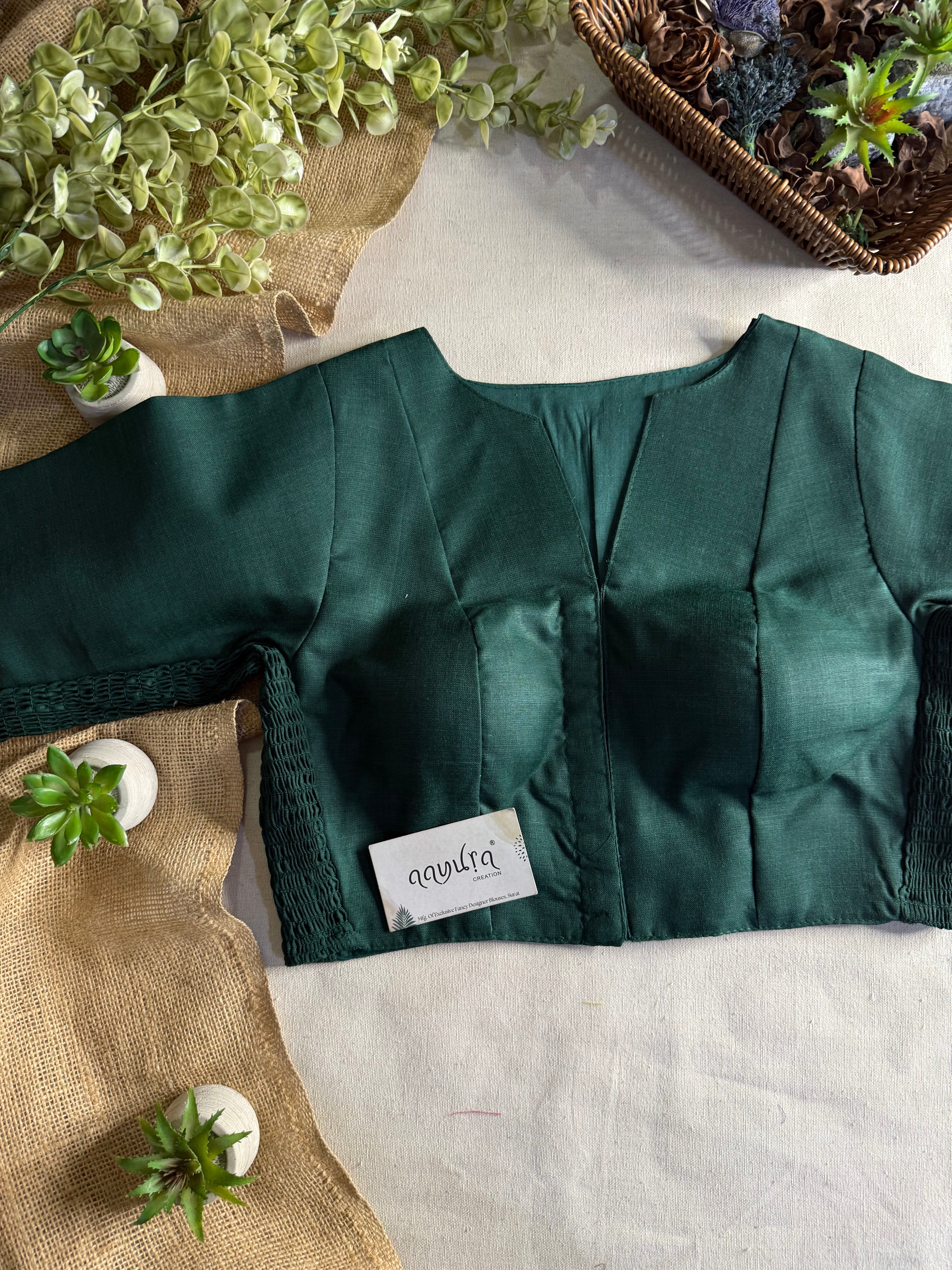 Comfort Fit Cotton Blouse