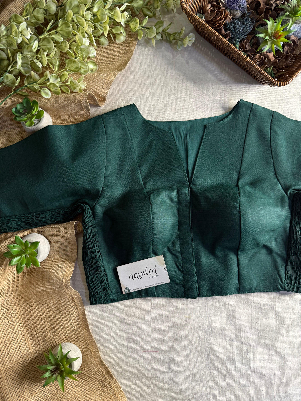 Comfort Fit Cotton Blouse