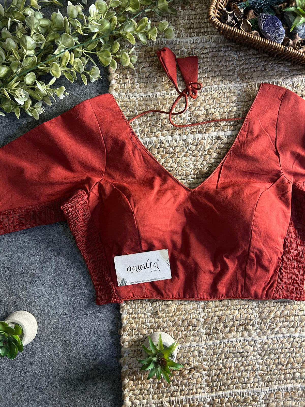 Comfort Fit Cotton Blouse