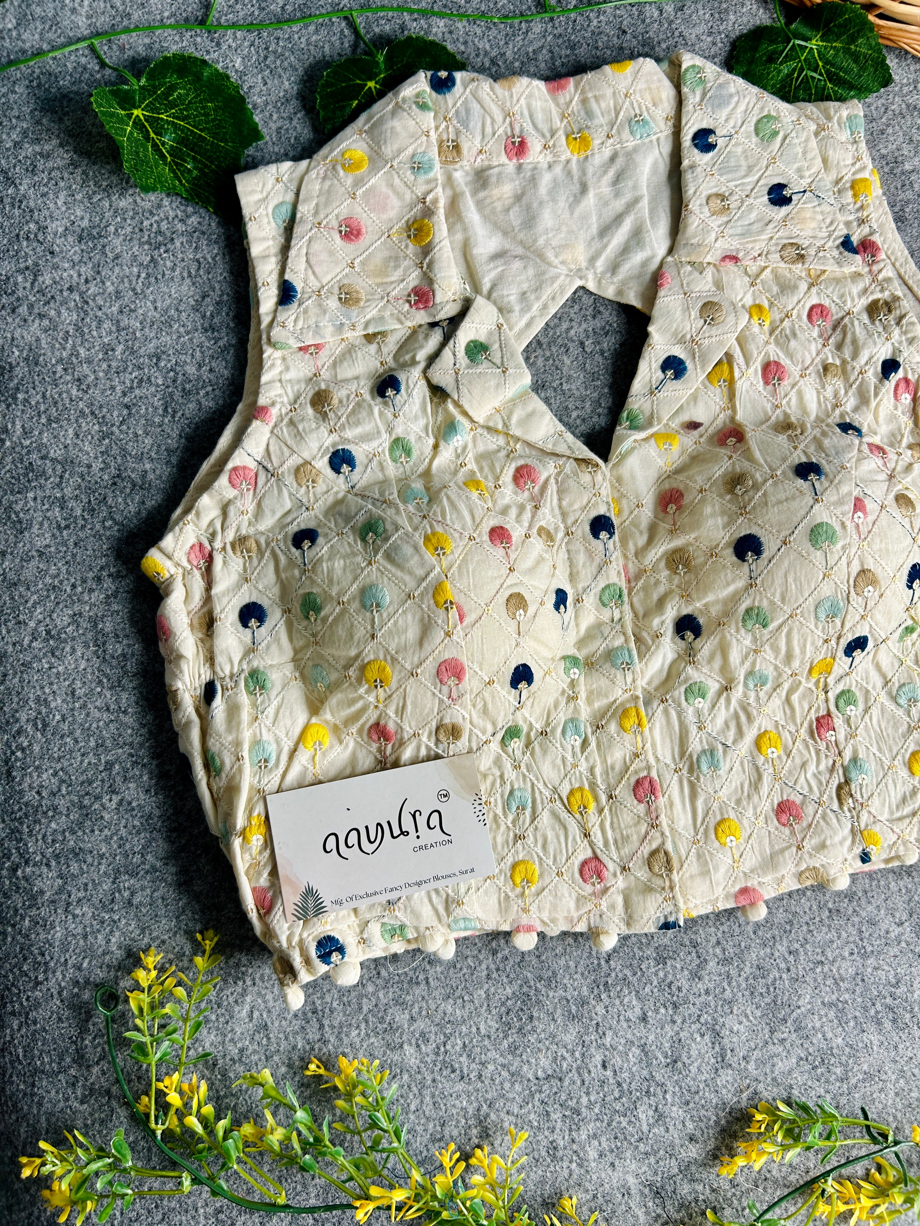 Khadi Stretchable Blouse