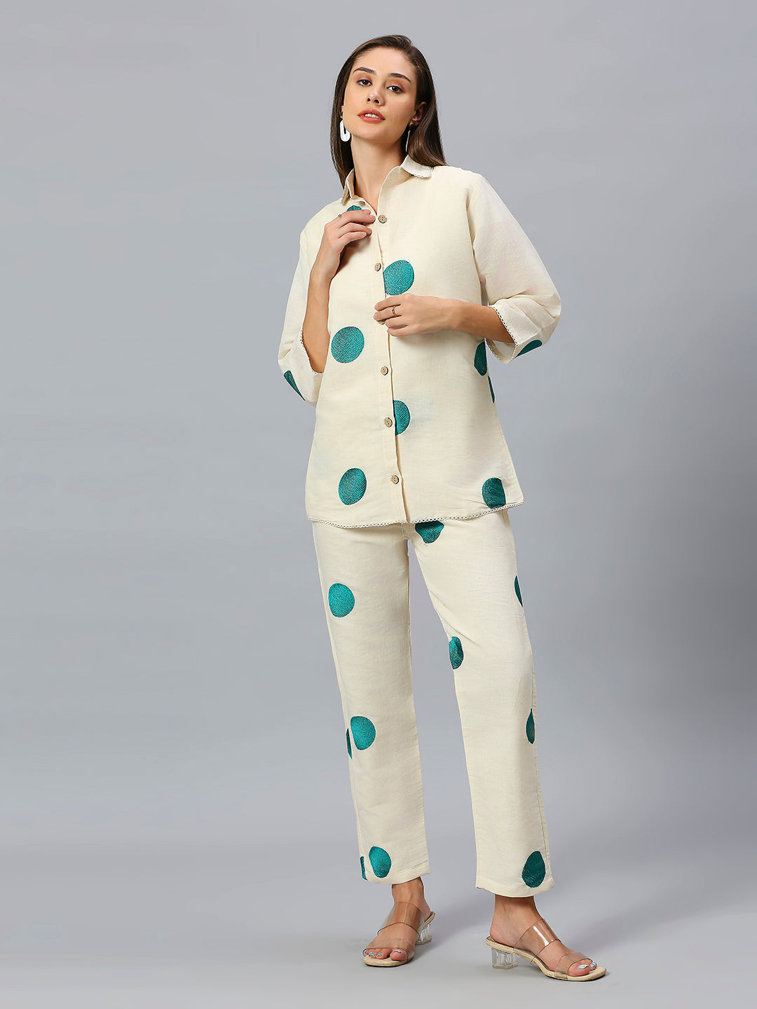 Classic Khadi Style Co-ord Set