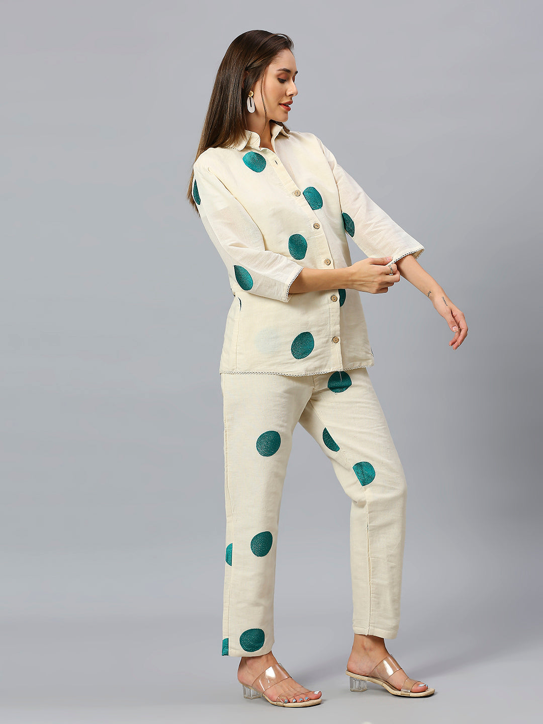 Classic Khadi Style Co-ord Set