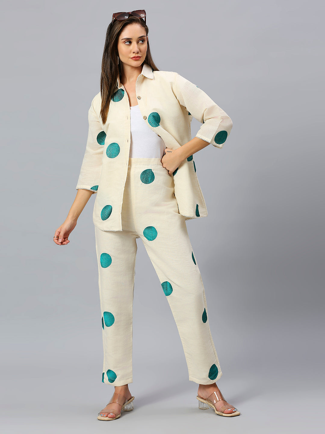 Classic Khadi Style Co-ord Set