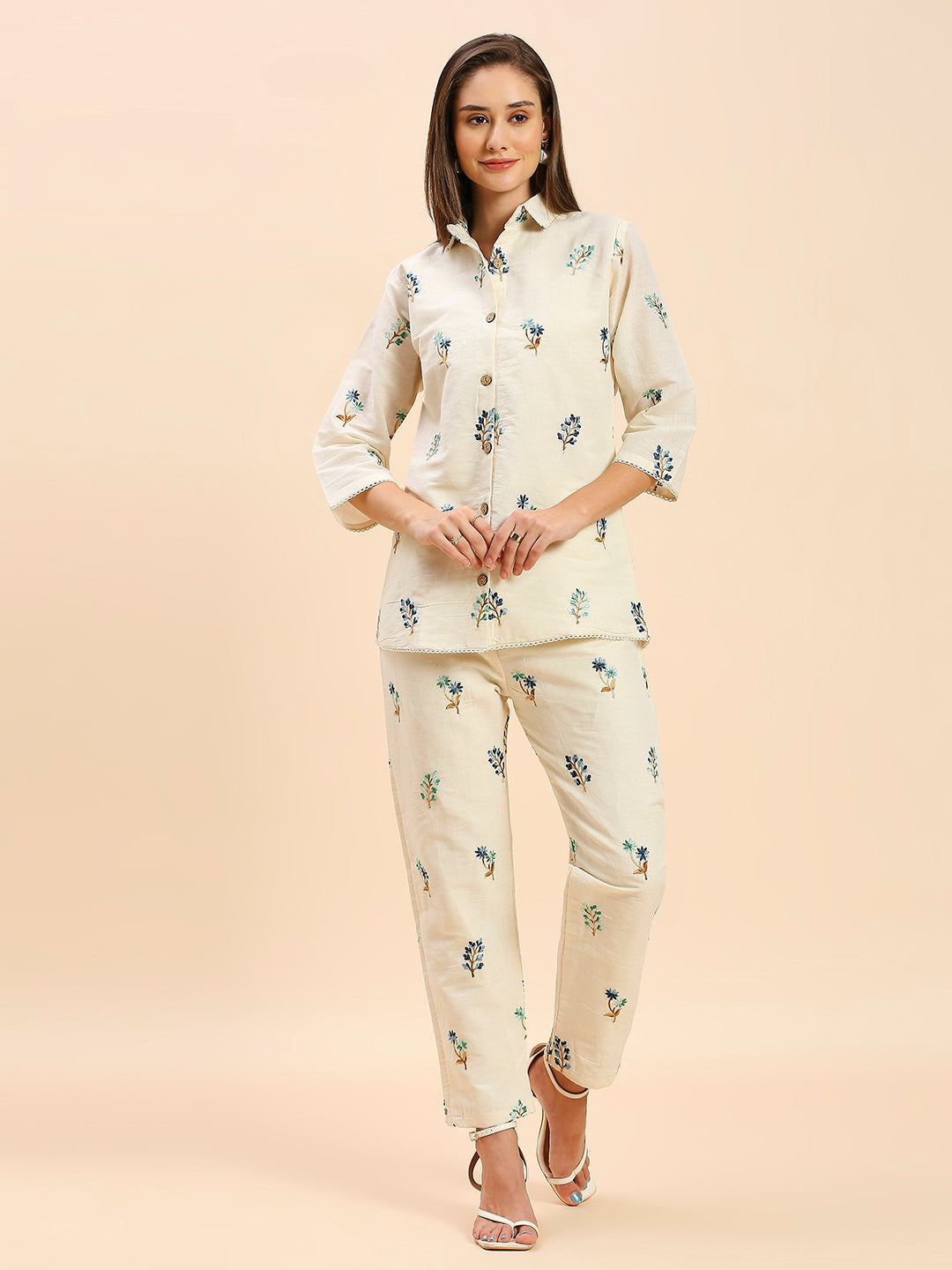 Classic Khadi Style Co-ord Set