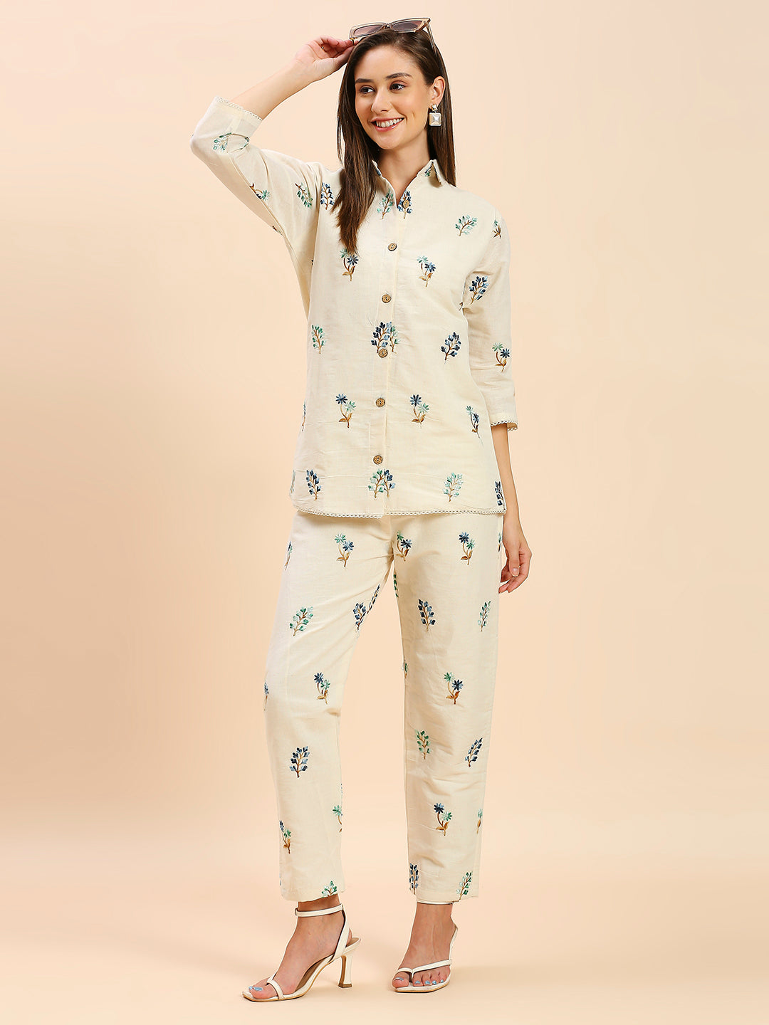 Classic Khadi Style Co-ord Set