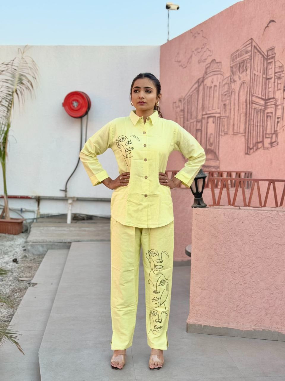 Classic Khadi Style Co-ord Set