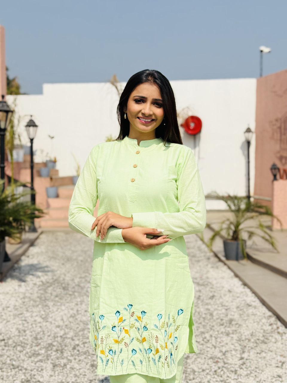 Classic Khadi Style Co-ord Set