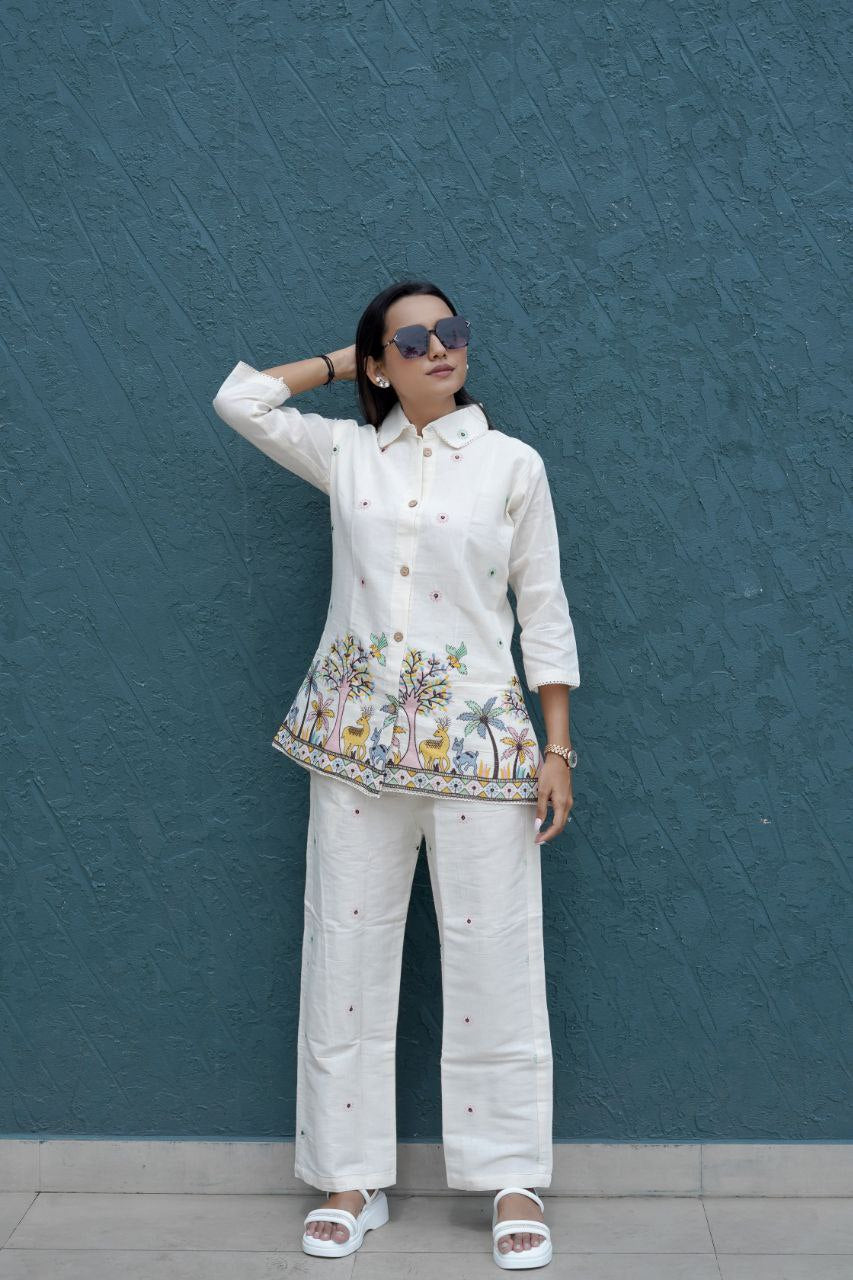 Classic Khadi Style Co-ord Set