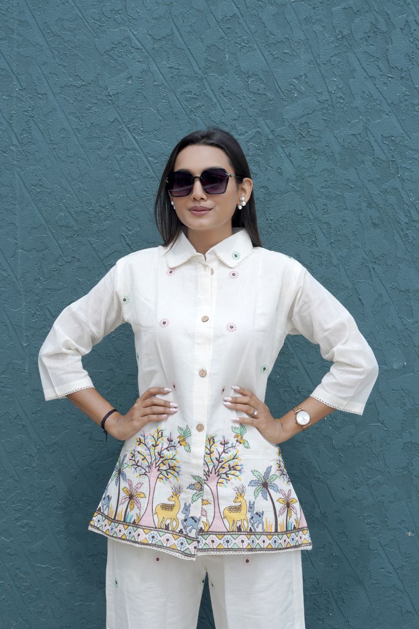 Classic Khadi Style Co-ord Set