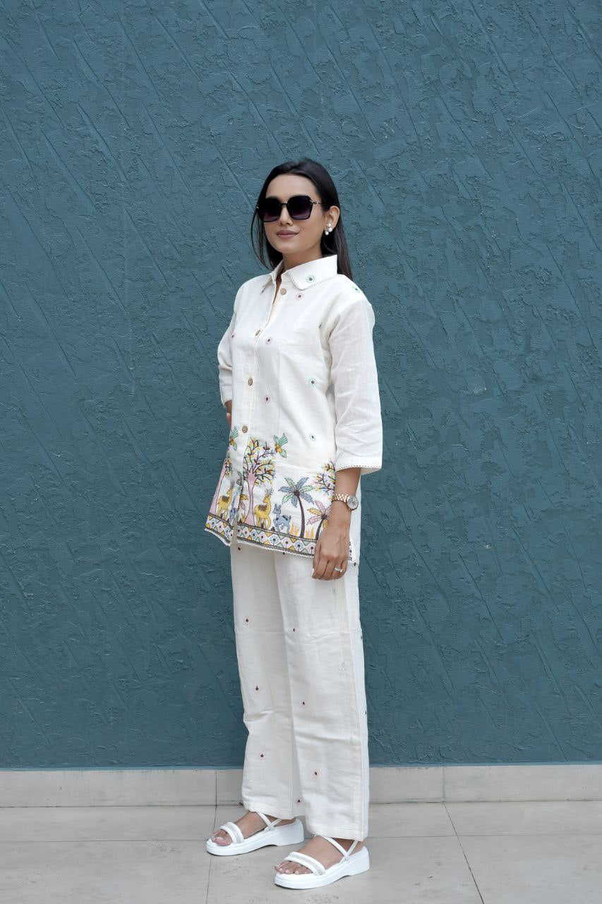 Classic Khadi Style Co-ord Set