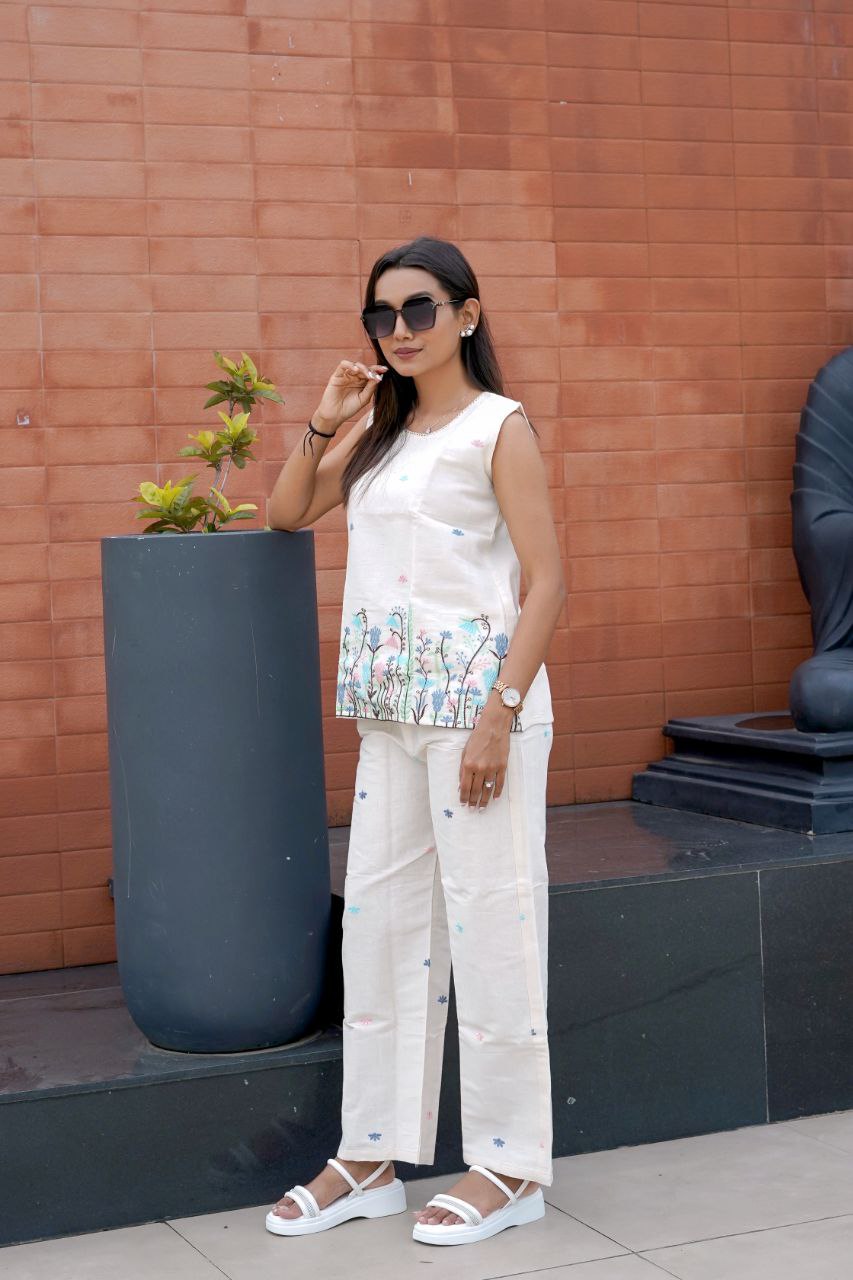 Classic Khadi Style Co-ord Set