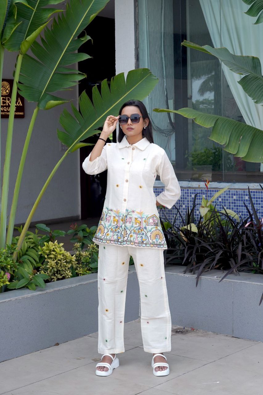 Classic Khadi Style Co-ord Set