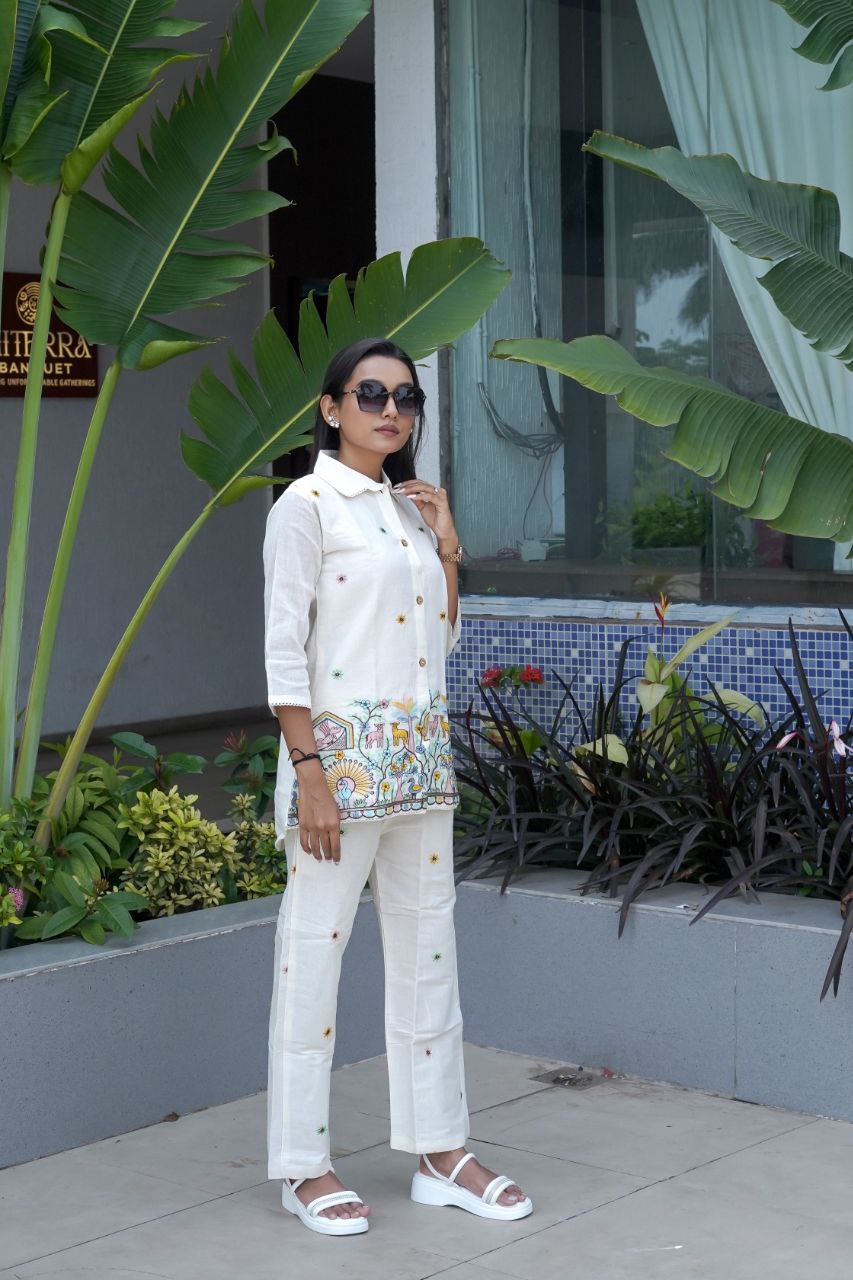 Classic Khadi Style Co-ord Set