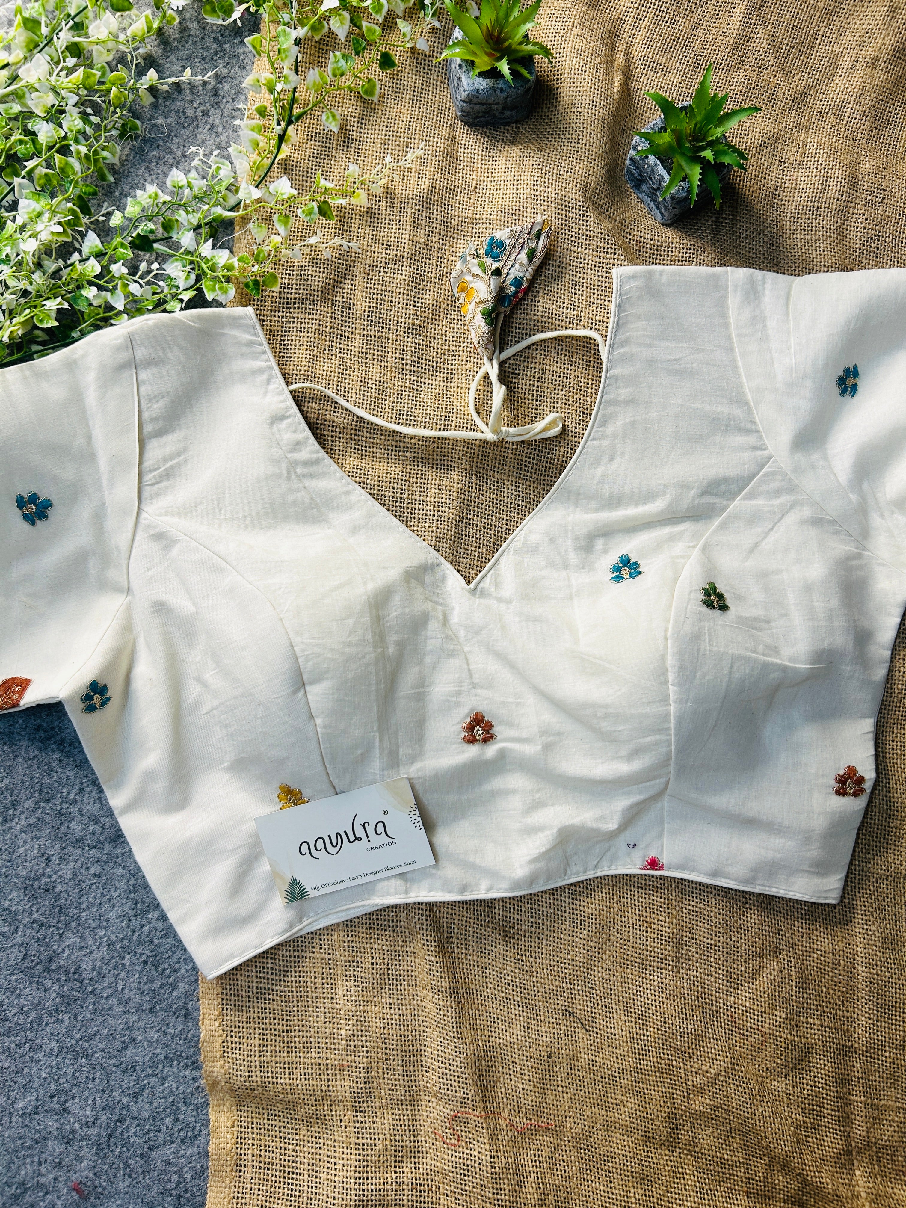Embroidery Cotton Blouse