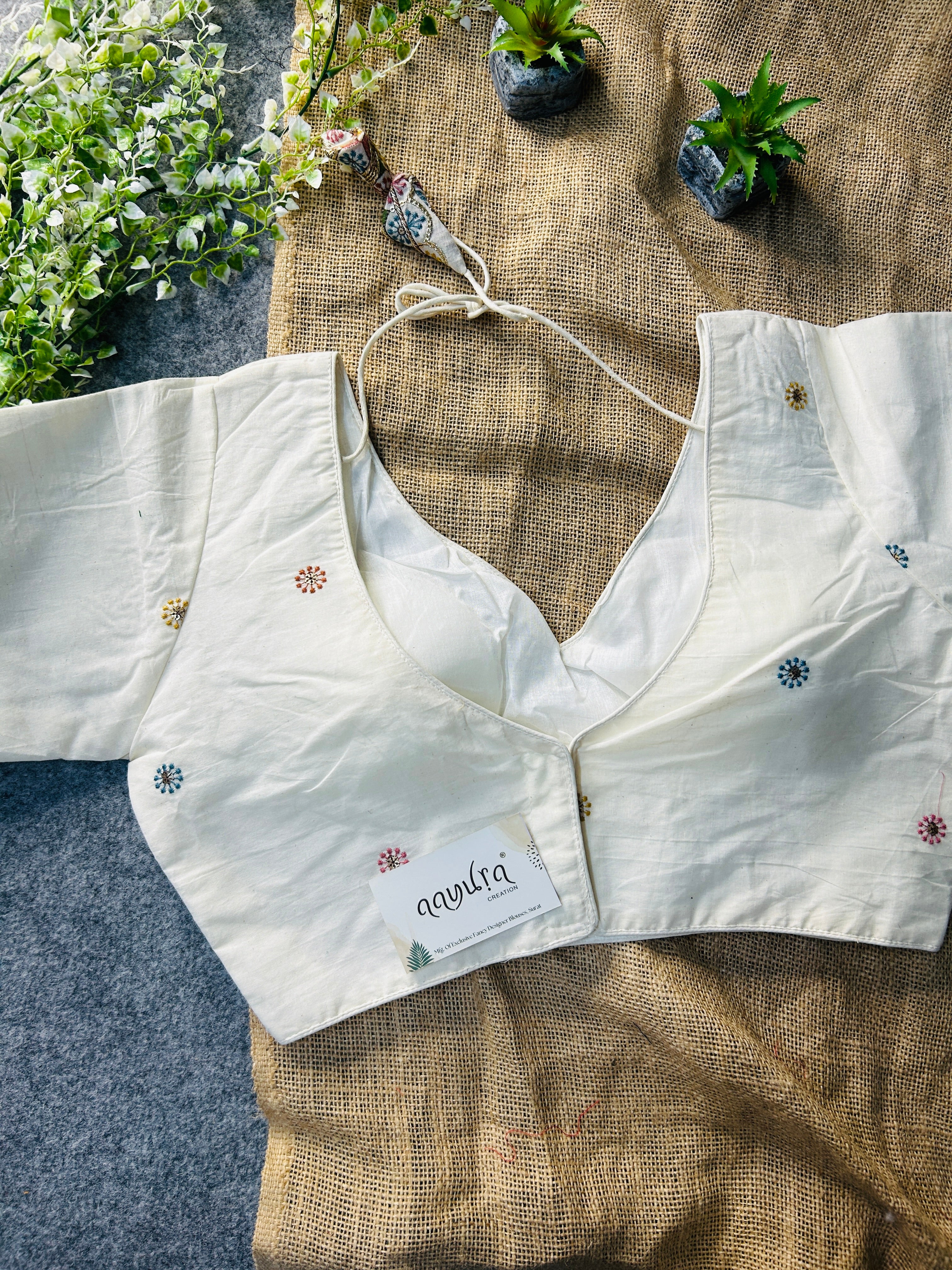 Embroidery Cotton Blouse