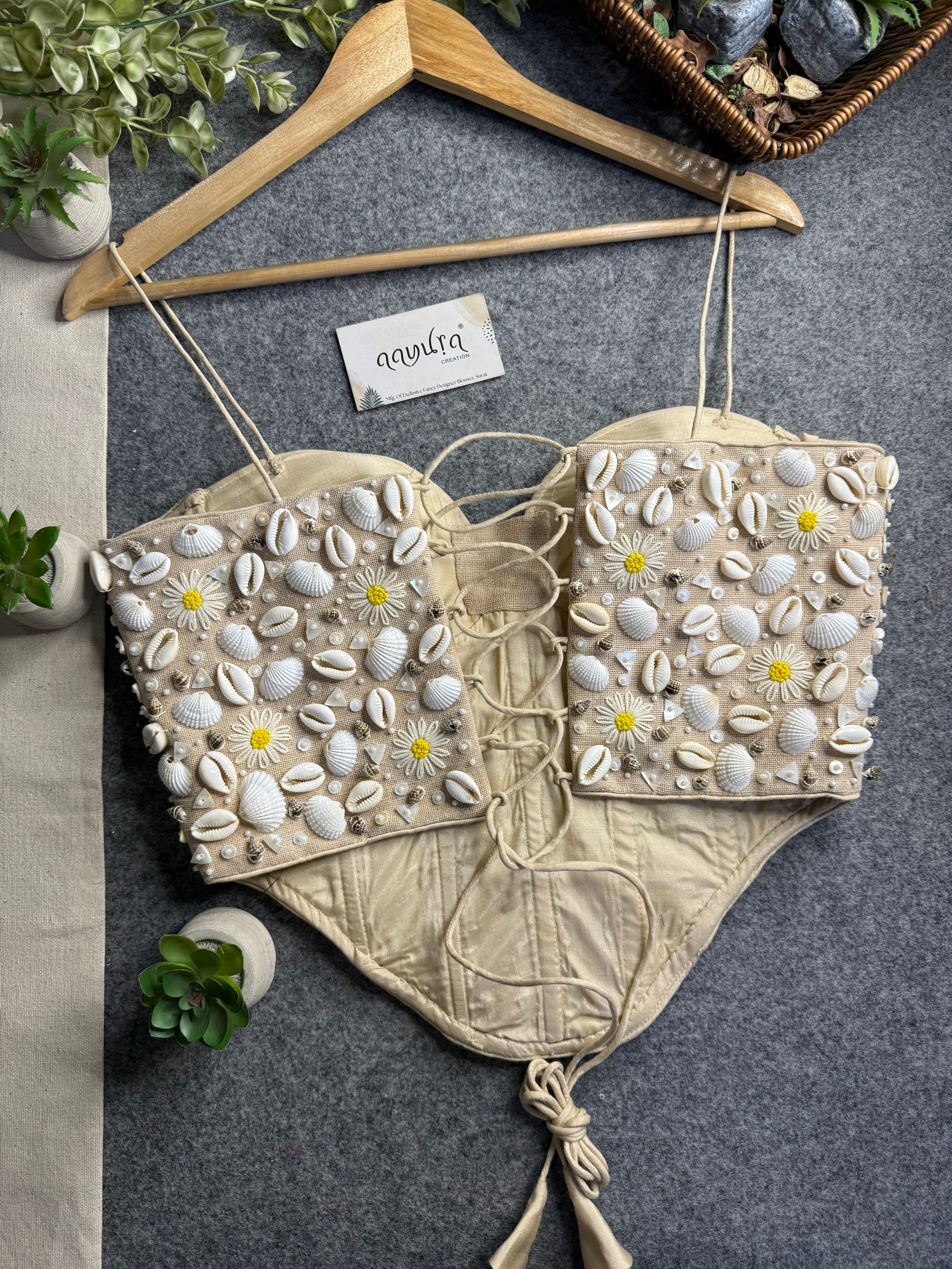 Ocean Muse – Premium Cordset Blouse