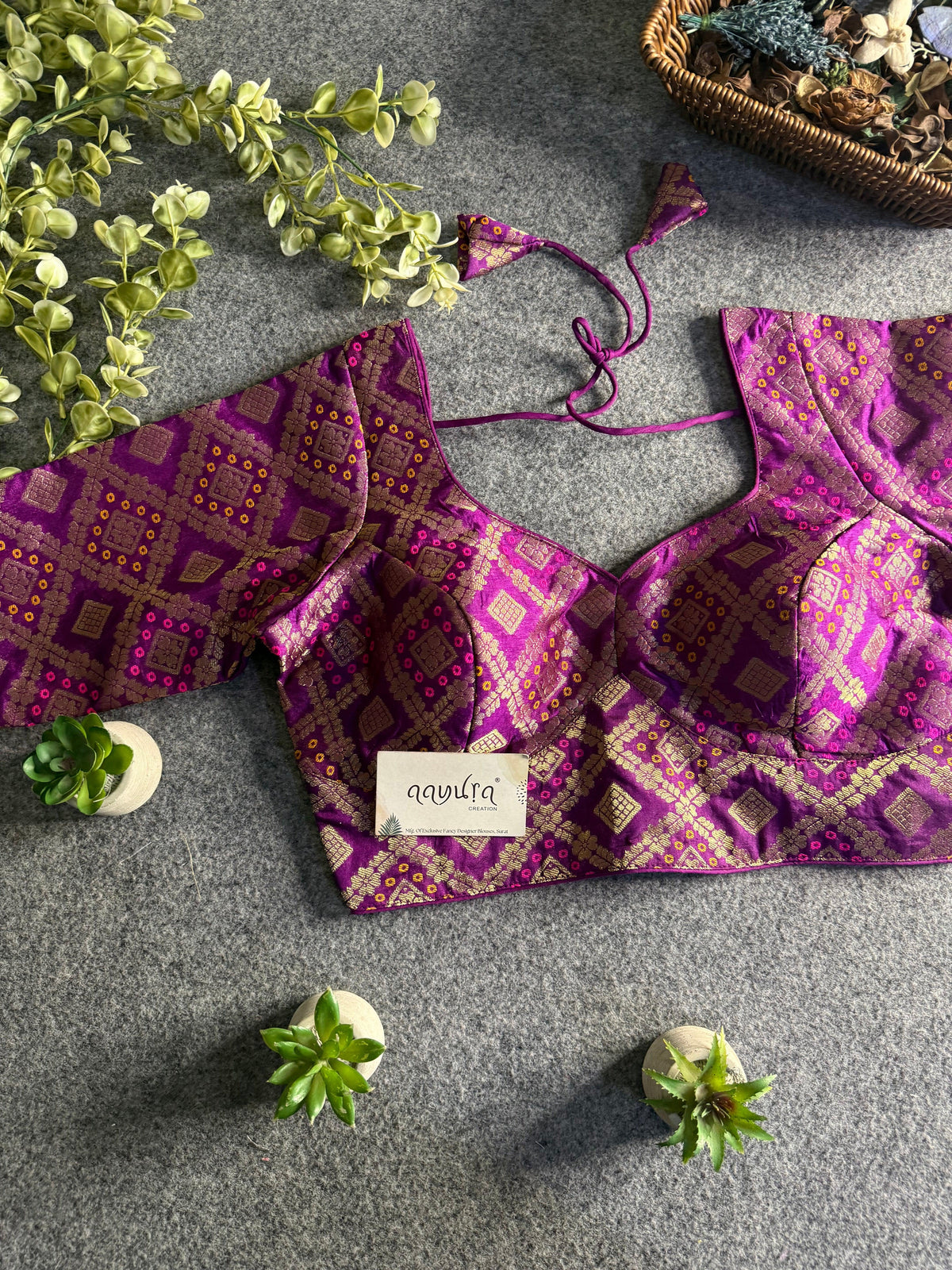 Sunehri Aura Blouse