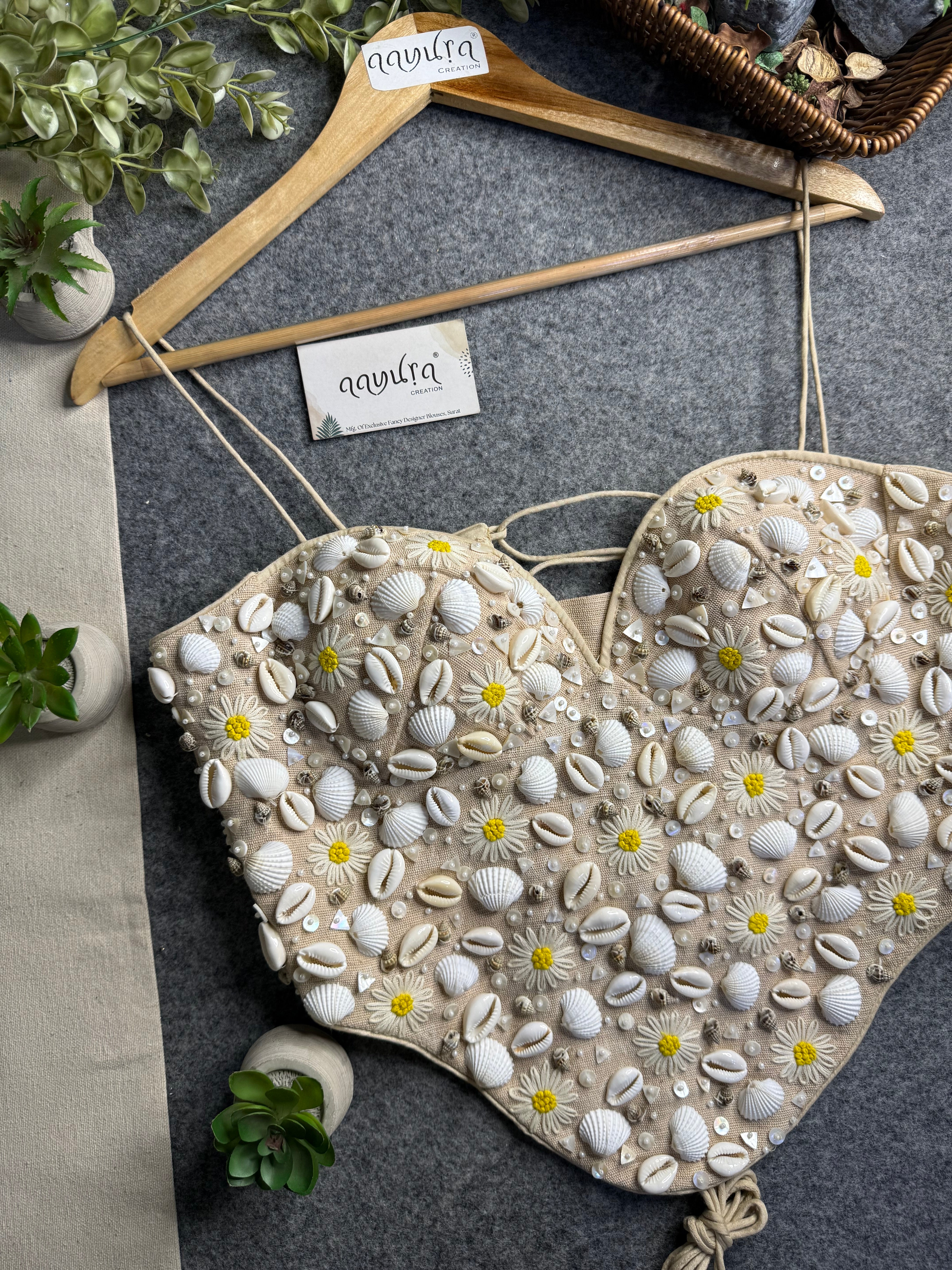 Ocean Muse – Premium Cordset Blouse