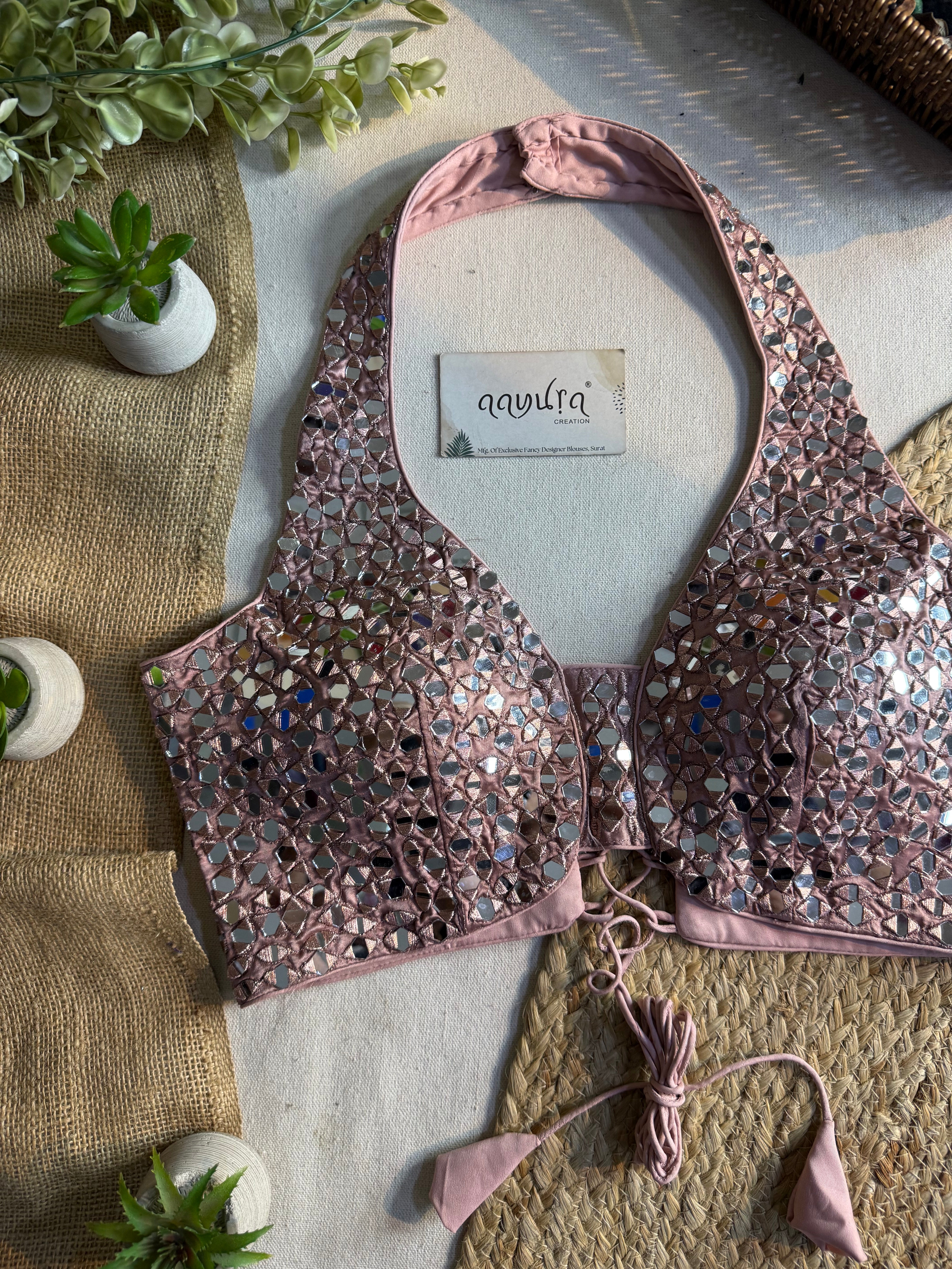 Mirror Muse Halter Blouse