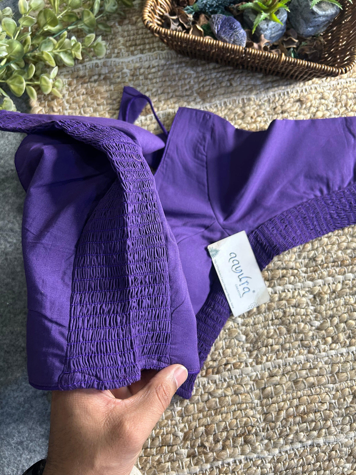 Comfort Fit Cotton Blouse