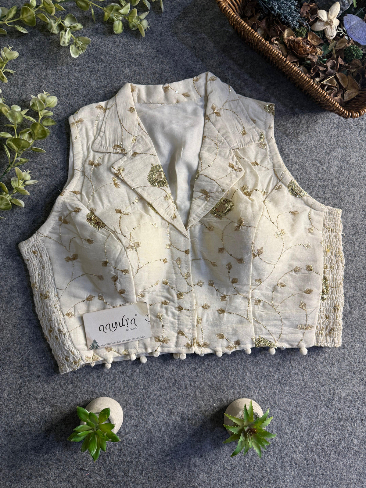 FlexiFit Cotton Designer Blouse