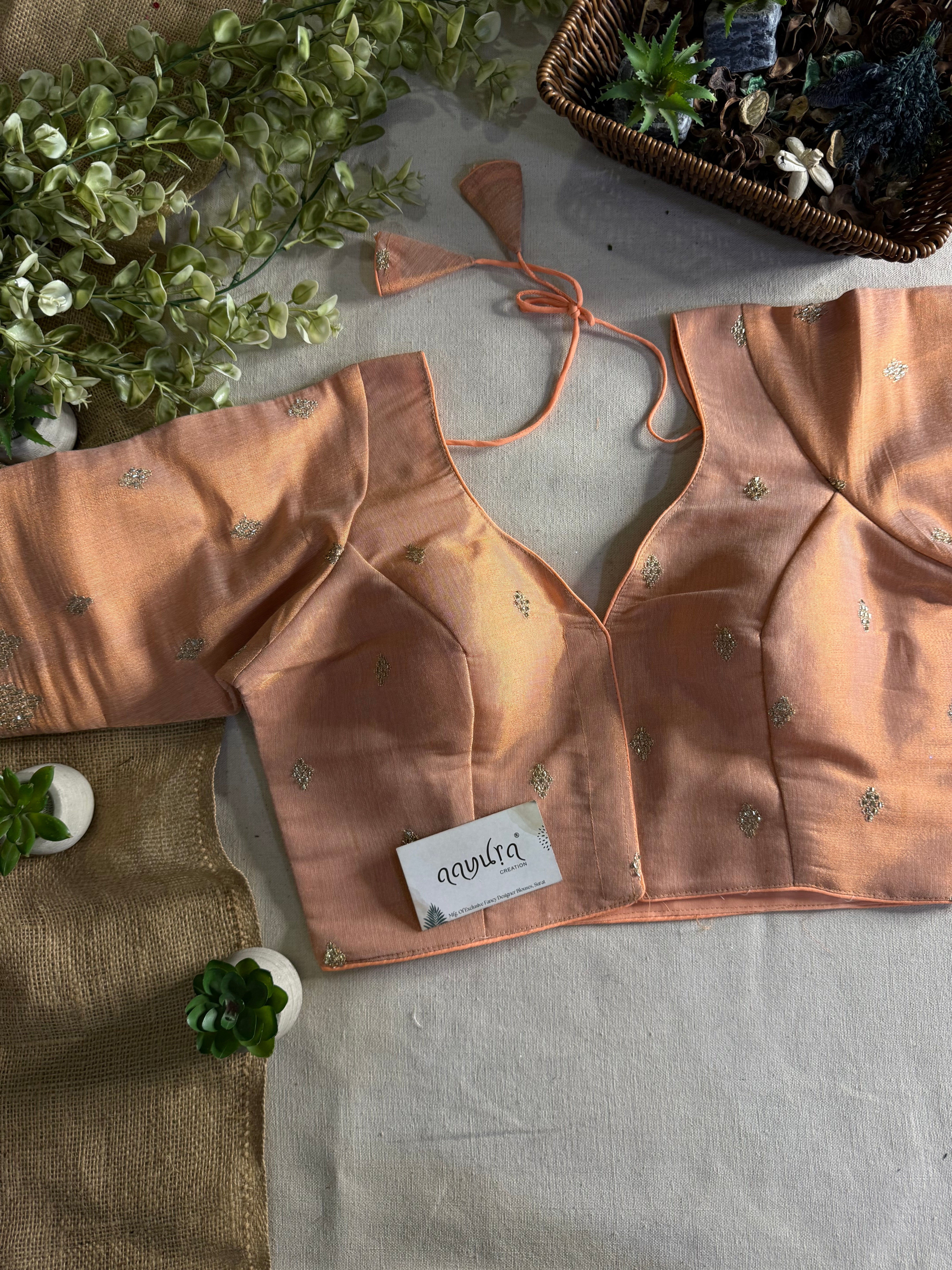 Zoya-2 Shimmer Butti Blouse
