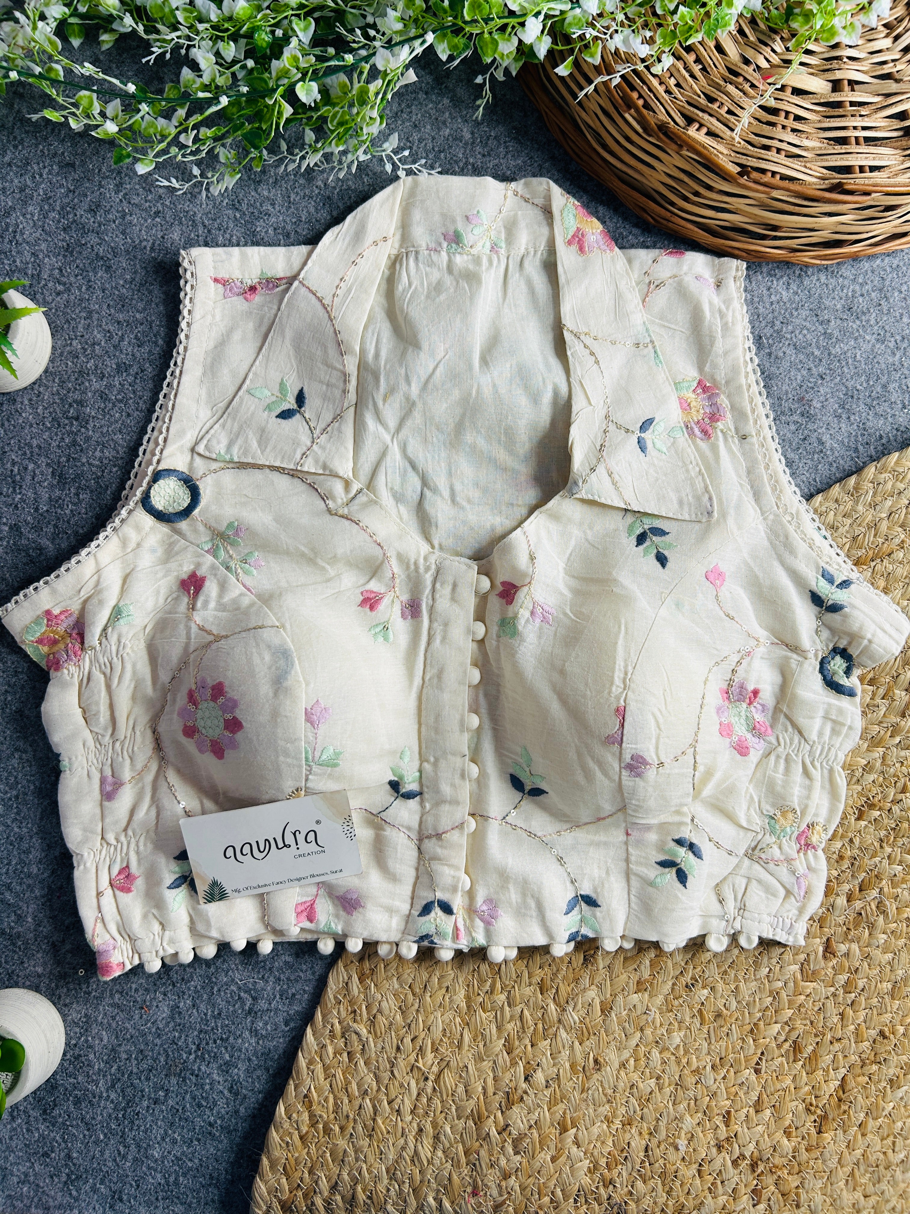 Khadi Stretchable Blouse