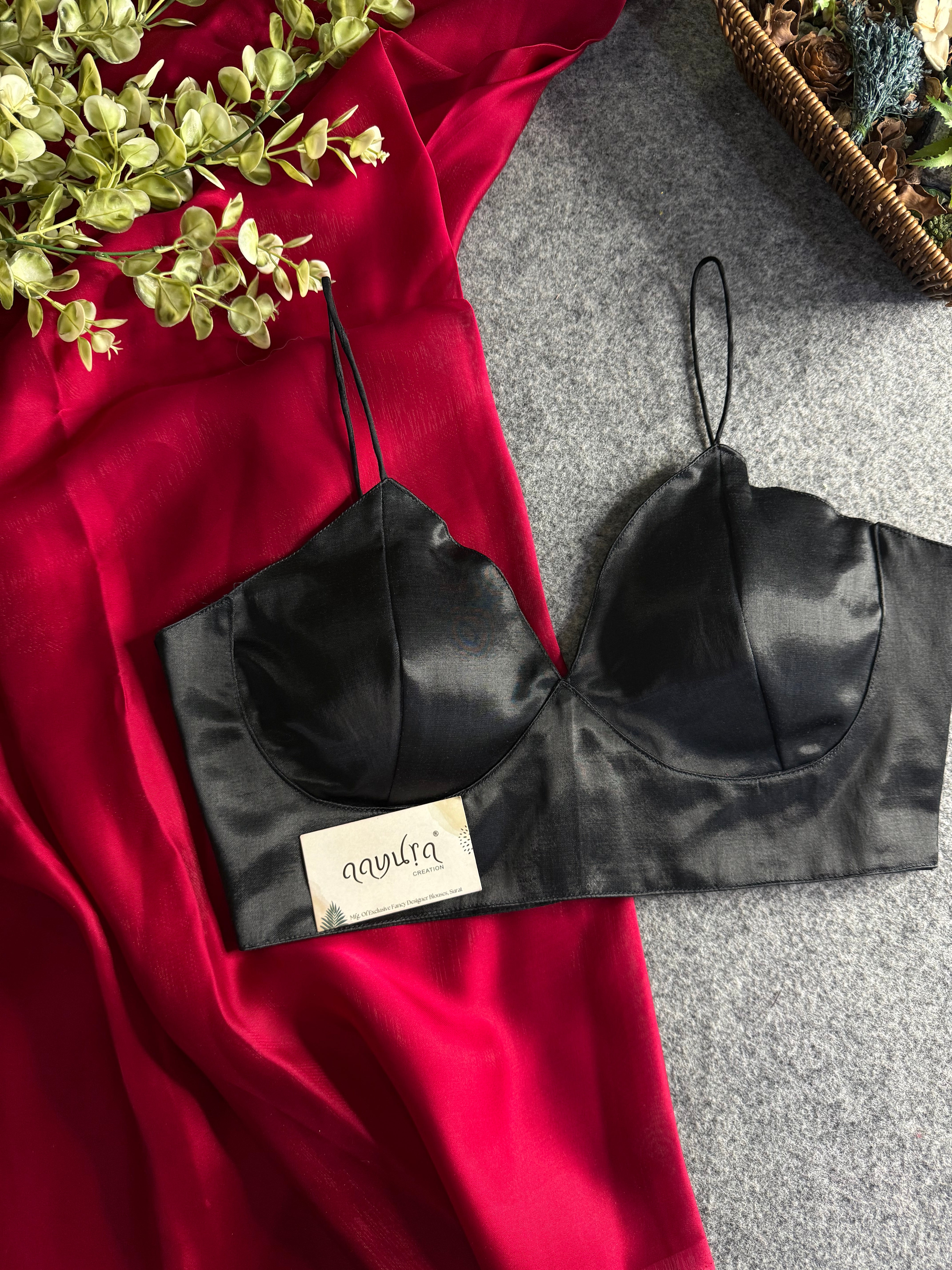 Midnight Bloom Satin