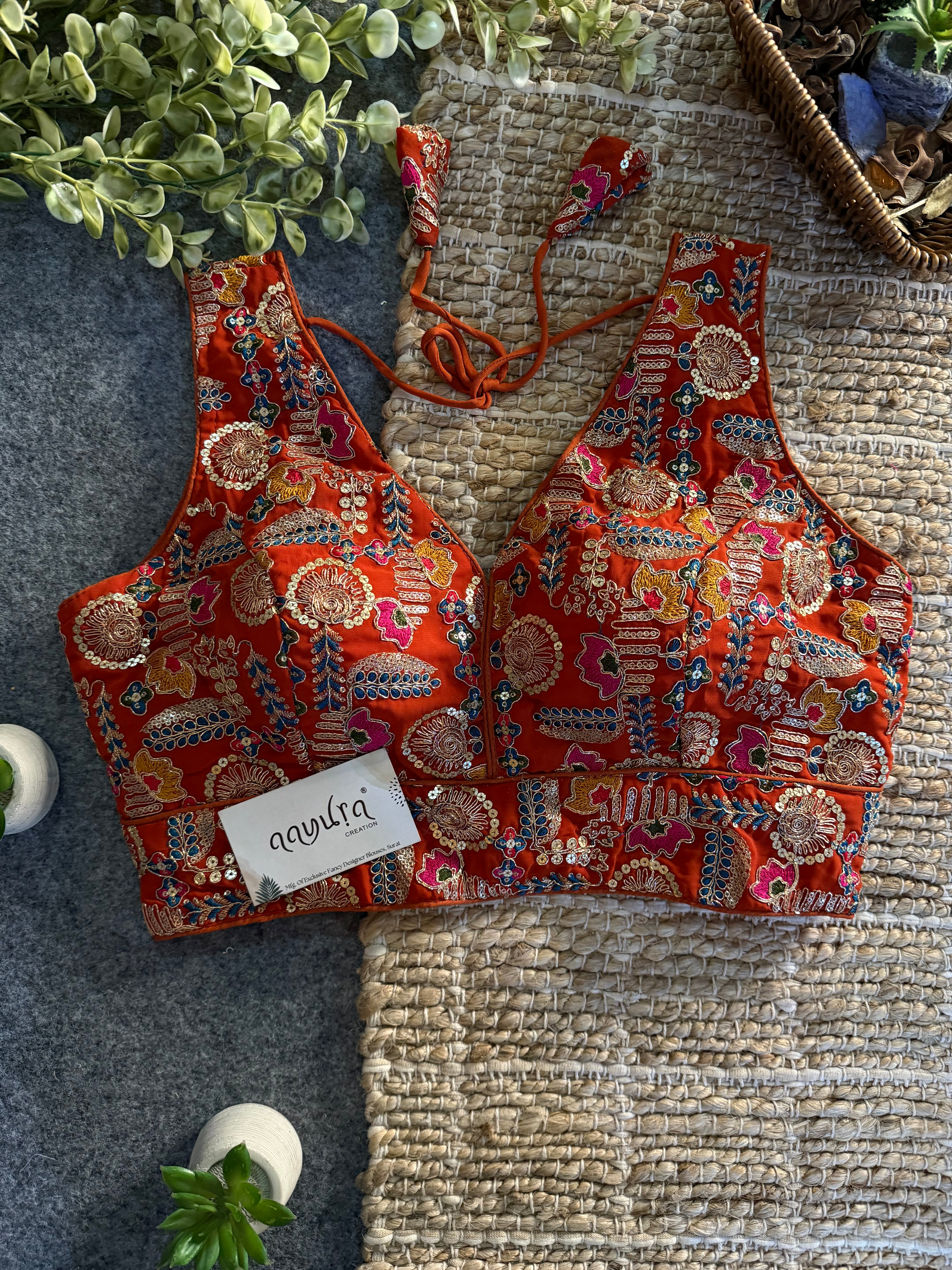 Embroidered Work Blouse